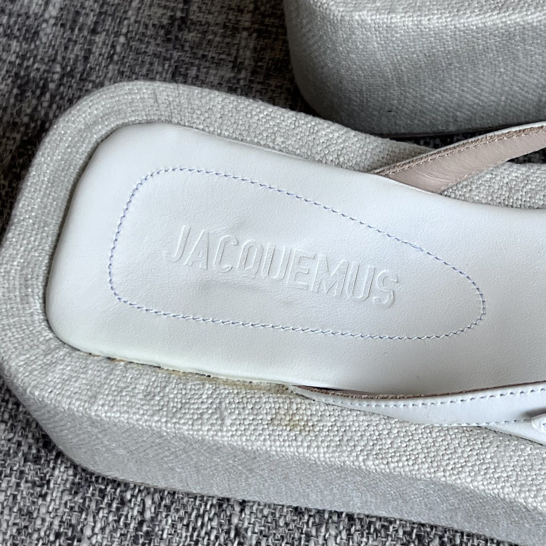 Jacquemus Jacquemus Les Tatanes Lin Platform Sandals Size IT37 Size US 7 / IT 37 - 8 Thumbnail