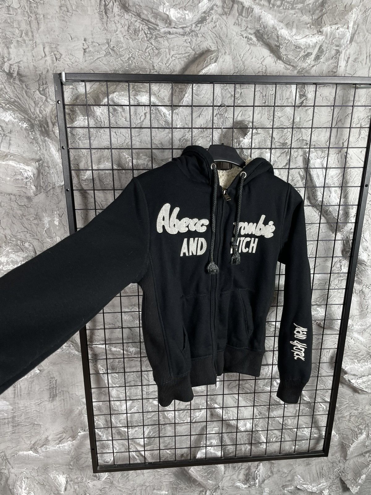 If Six Was Nine Abercrombie and Fitch Vintage 2000s Y2K Fur Jacket LGB Style Size US S / EU 44-46 / 1 - 10 Thumbnail