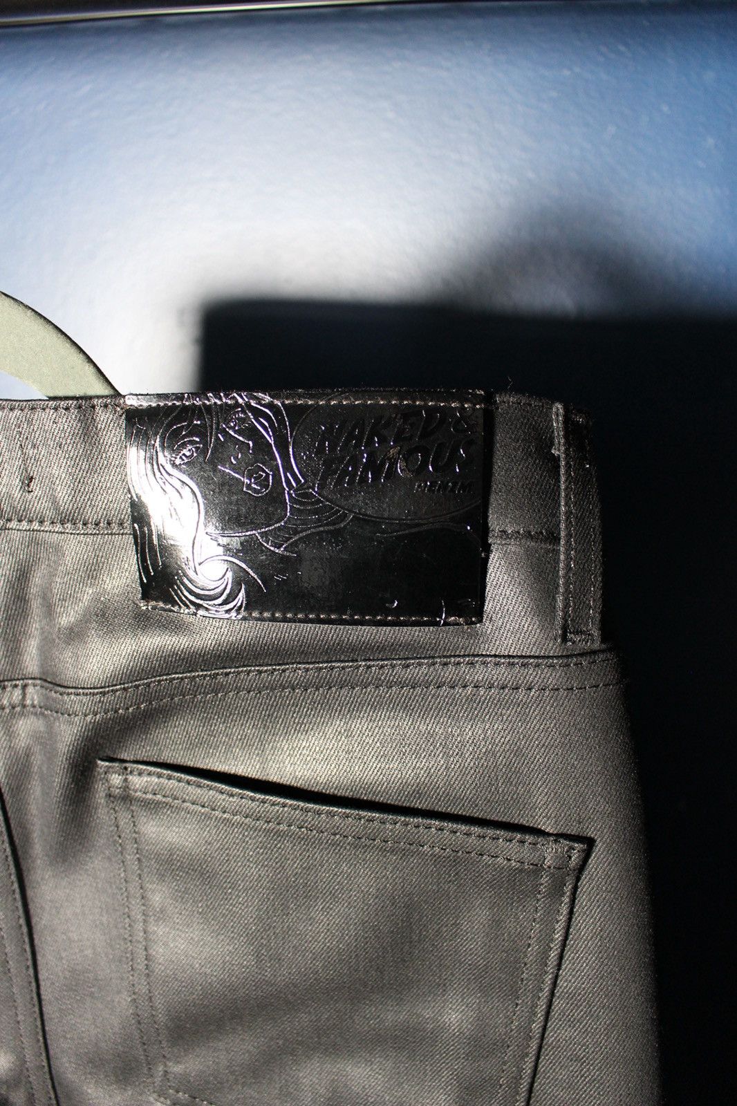 Naked & Famous NAKED & FAMOUS STACKED GUY BLACK WAX COATED Size US 30 / EU 46 - 3 Thumbnail