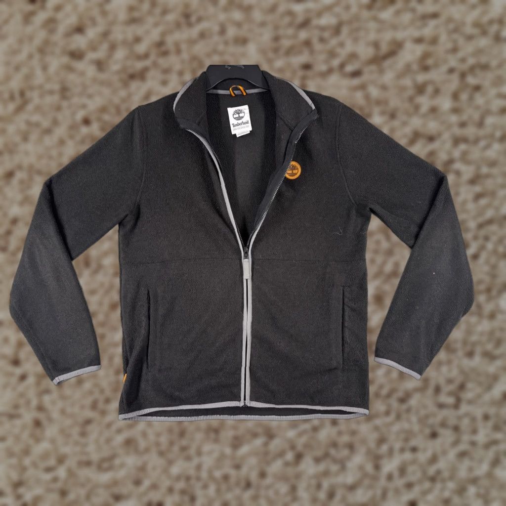 Timberland Timberland Jacket Women Medium Black Full Zip Fleece Pockets Mock Neck READ ME Size M / US 6-8 / IT 42-44 - 1 Thumbnail