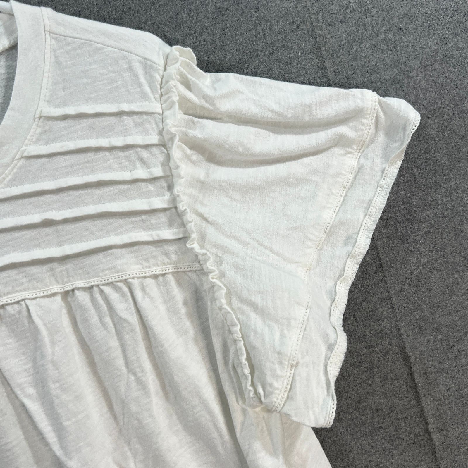 Other Candace Cameron Bure Breezy Cotton Top with Crochet Size M / US 6-8 / IT 42-44 - 6 Thumbnail