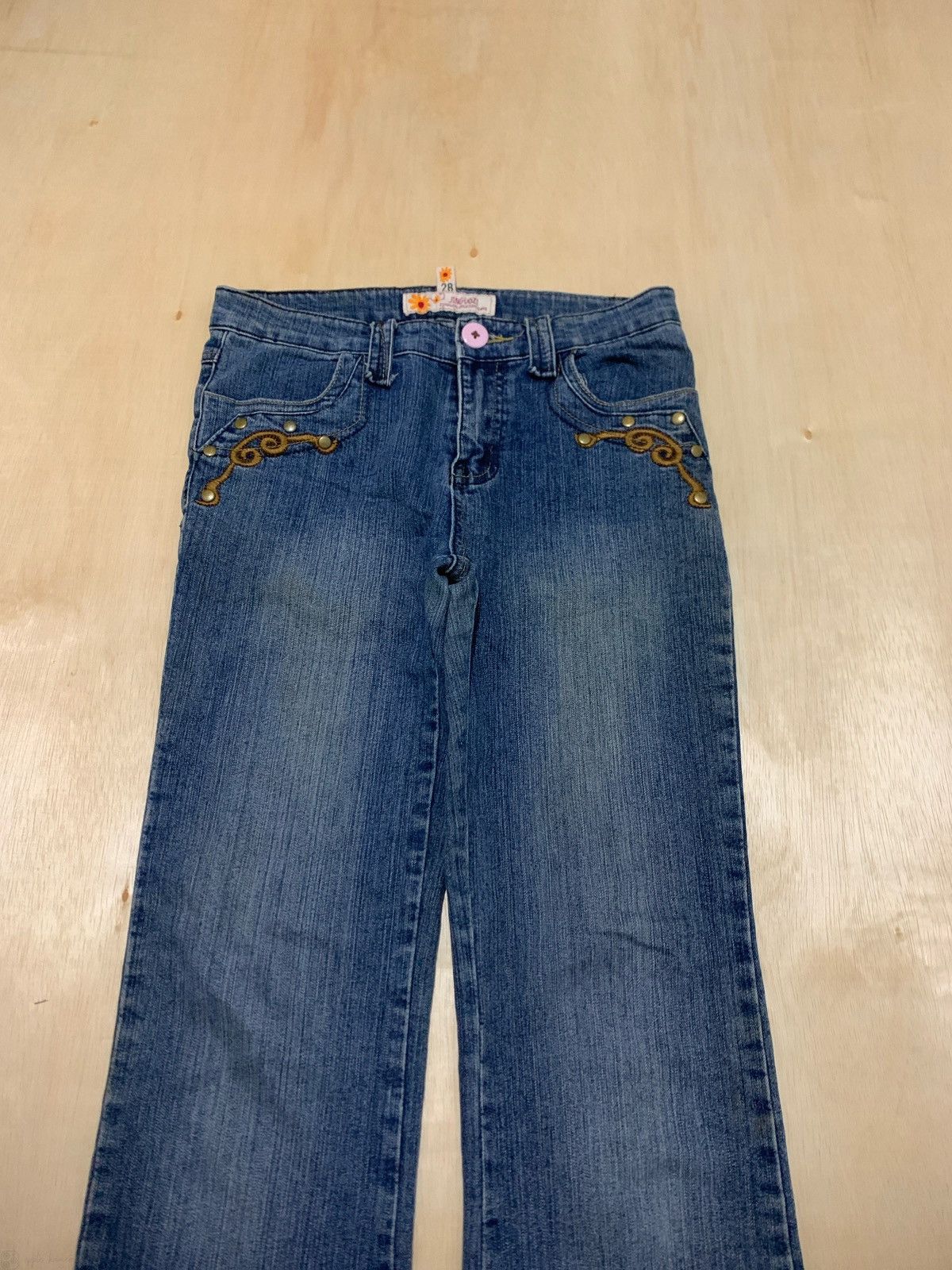 20471120 × Japanese Brand × Vintage Vintage Jinguozi Creation Jeans Bootcut Size 29" - 4 Thumbnail
