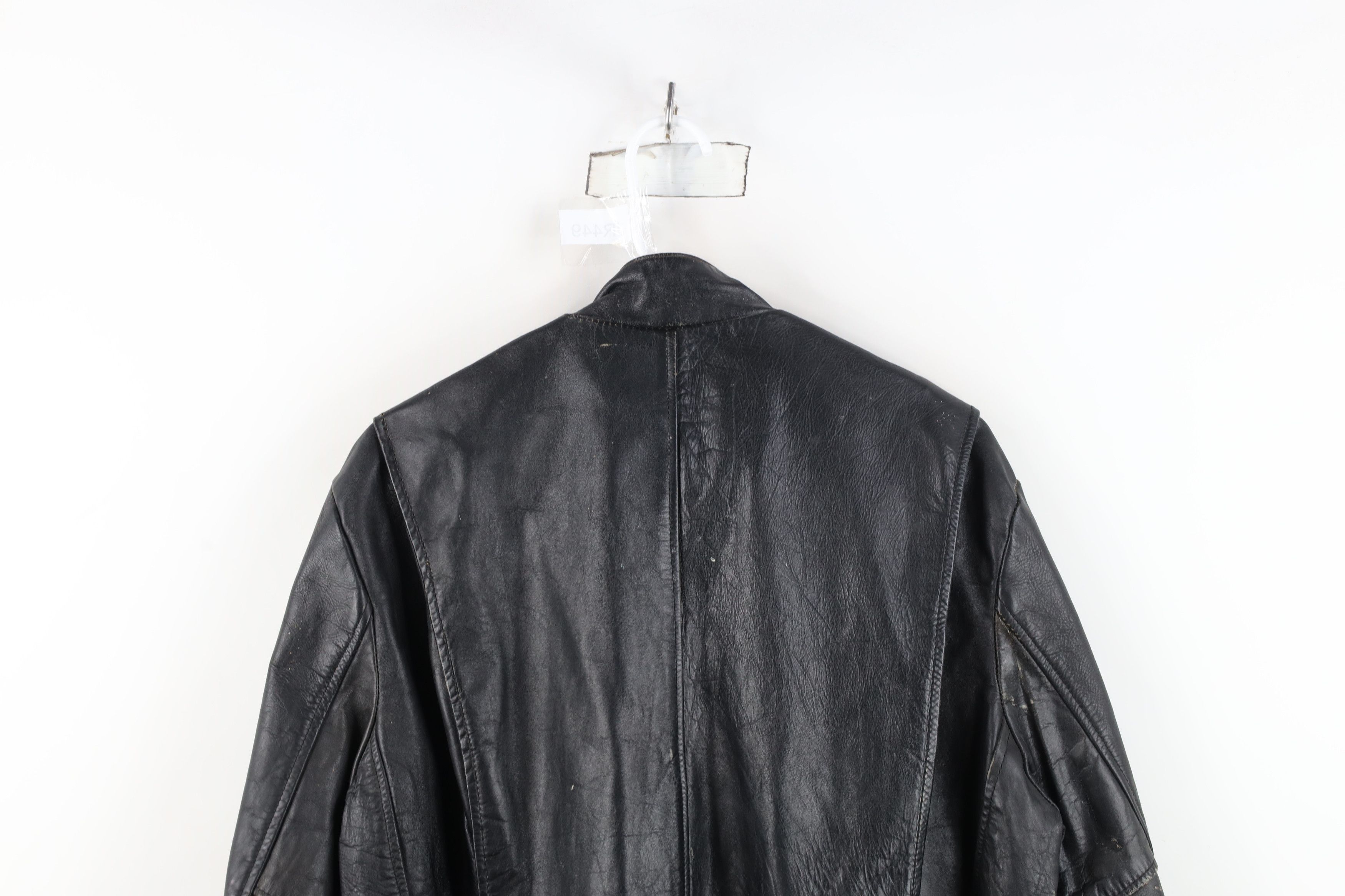 Vintage Vintage 70s Streetwear Cafe Racer Motorcycle Jacket USA Size US L / EU 52-54 / 3 - 15 Thumbnail