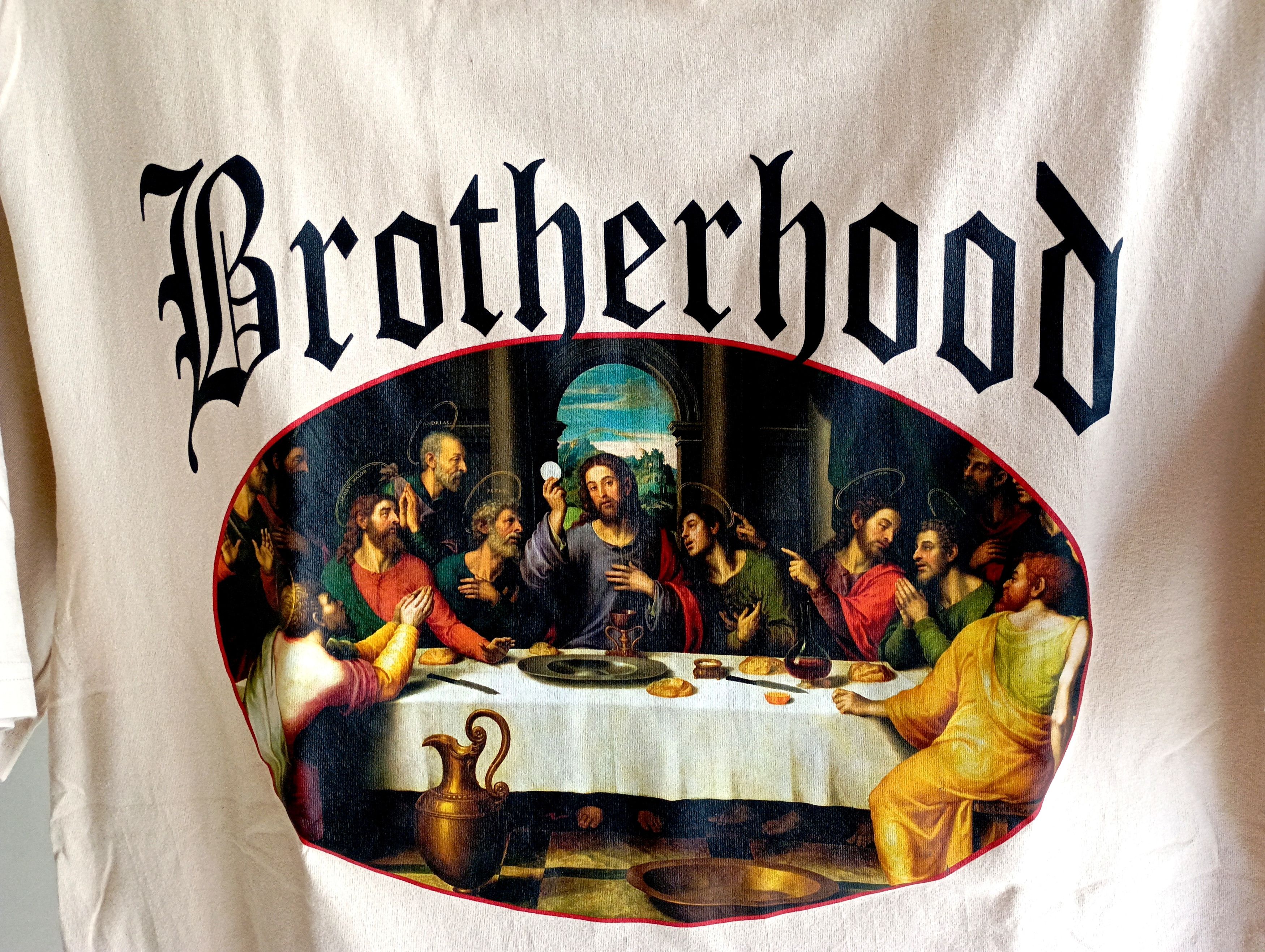 Vintage Vintage Brotherhood Made in USA tshirt. Size US L / EU 52-54 / 3 - 4 Thumbnail
