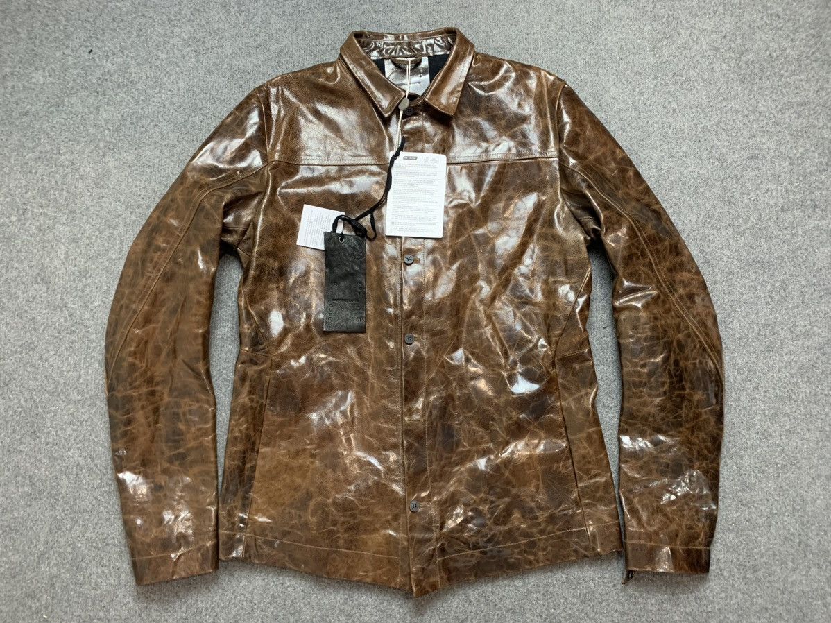 10sei0otto 10 OTTO SEI New Leather jacket | Grailed