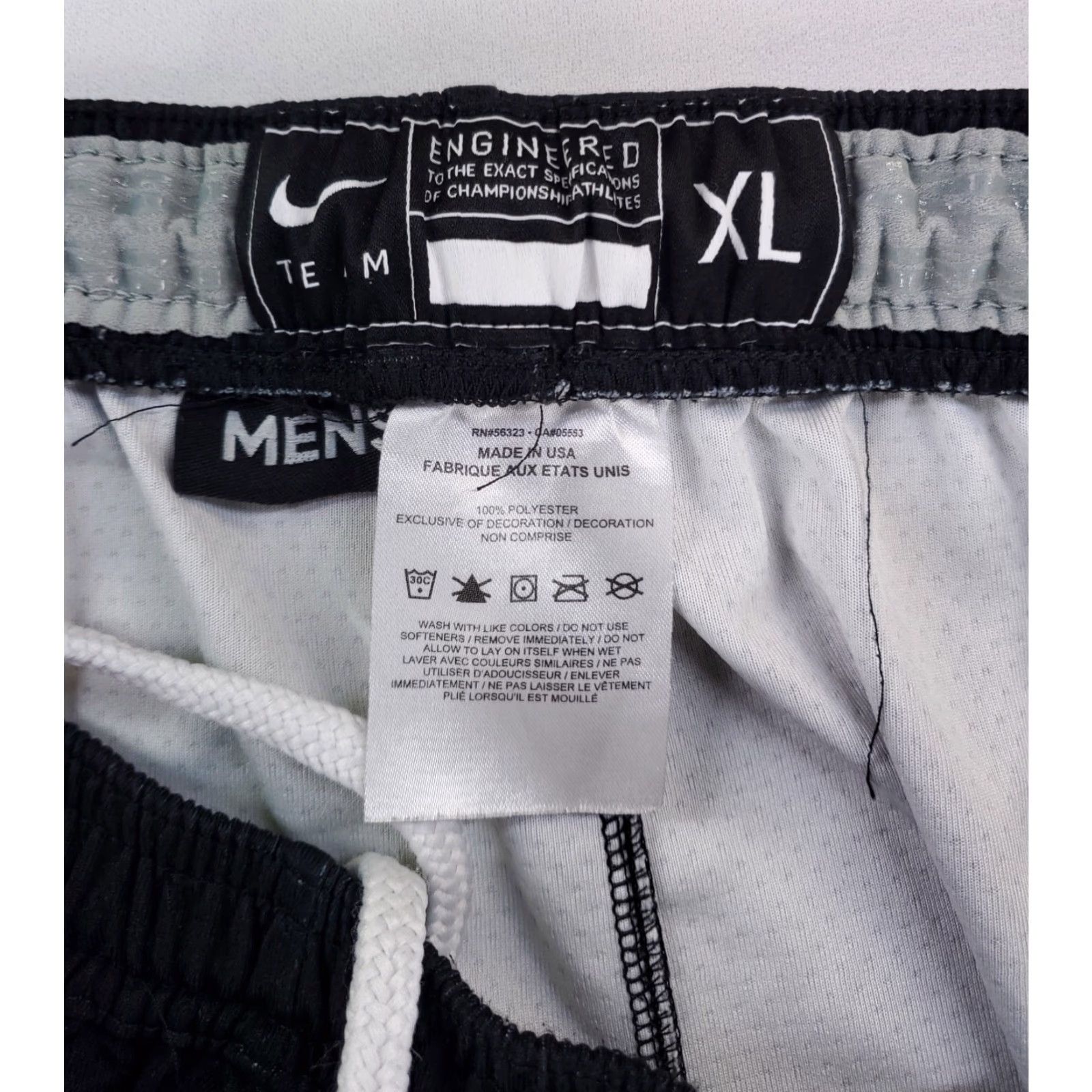 Nike VINTAGE Nike 90s Engineered Athletic Shorts Vanderbilt Made USA Black Mens XL Size US 36 / EU 52 - 6 Thumbnail