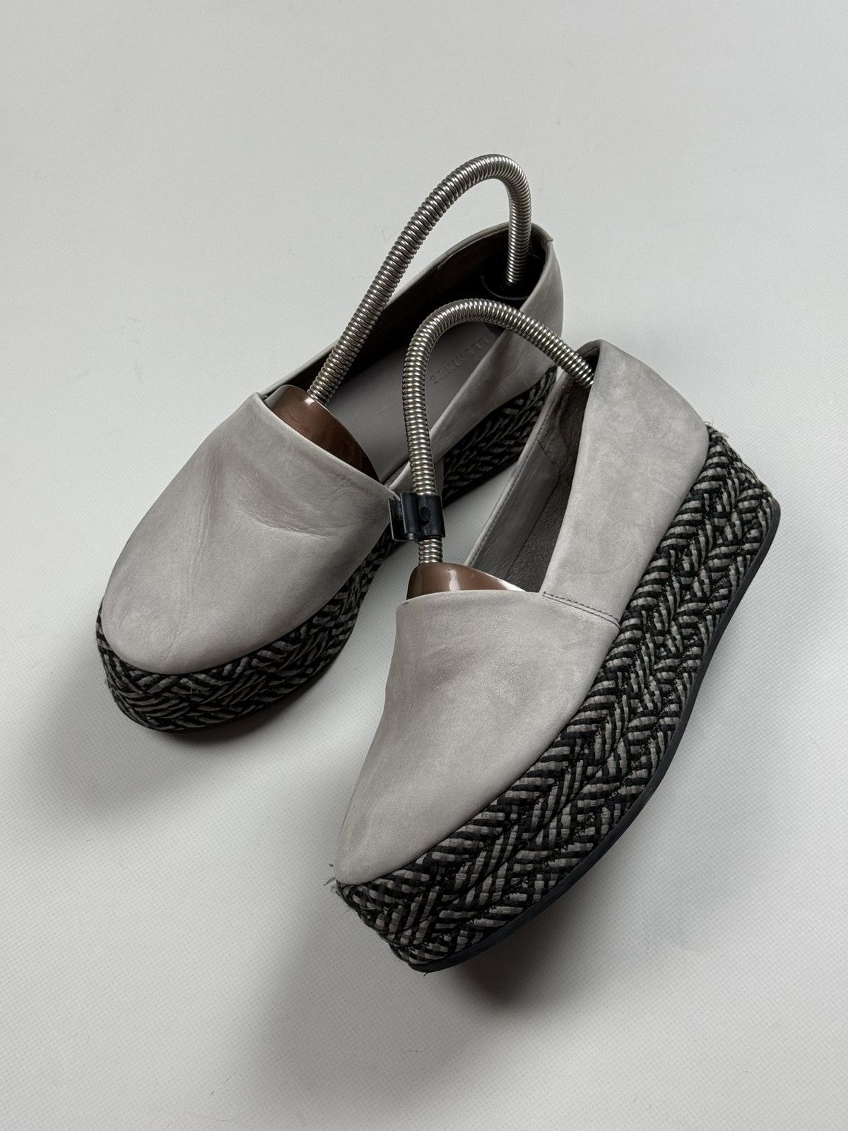 Allsaints × Japanese Brand Allsaints Ladies Leather Platform Loafers Shoes Size 38 Size US 8 / IT 38 - 15 Thumbnail