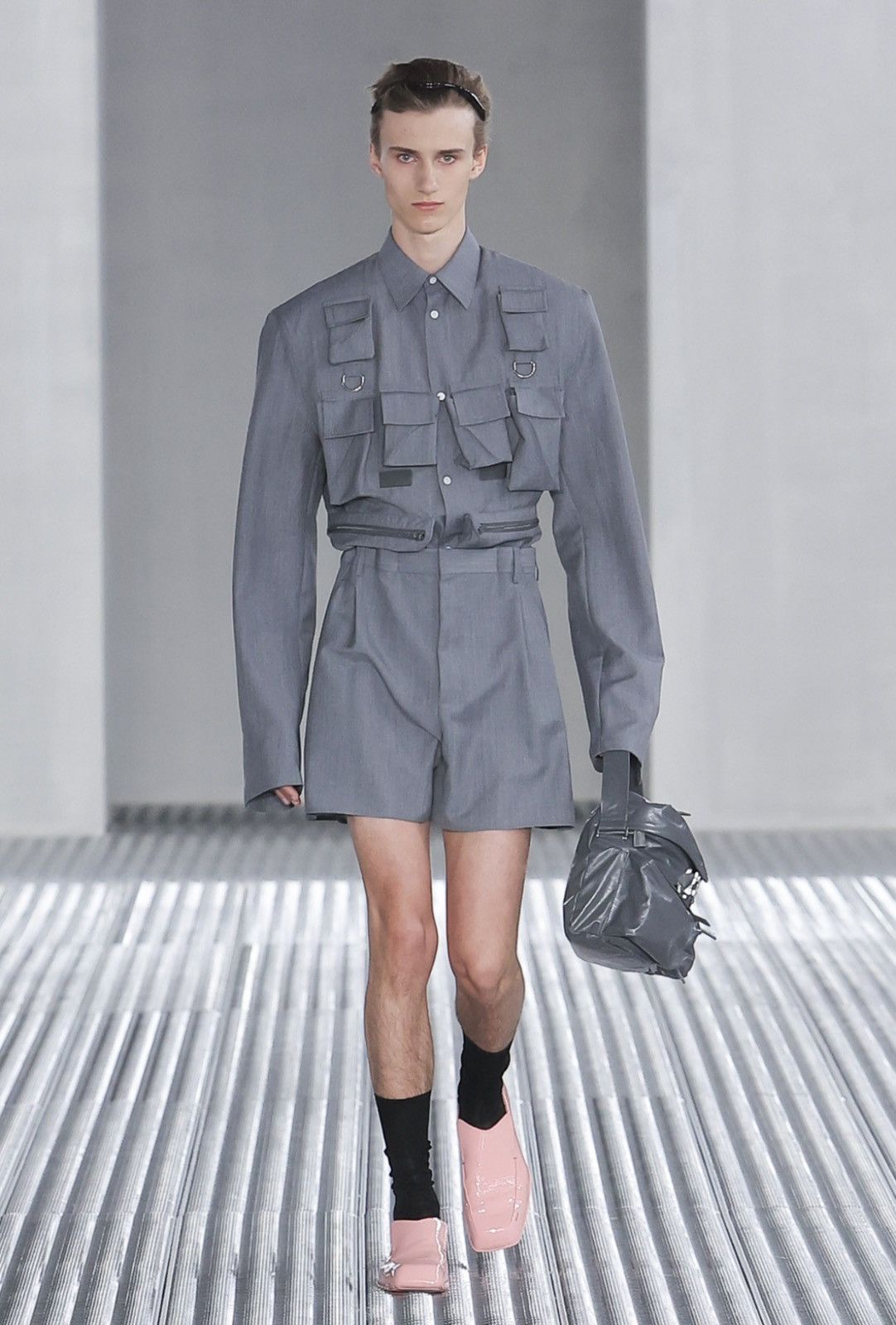 Prada Prada cargo single breasted coat Size 50R - 10 Thumbnail