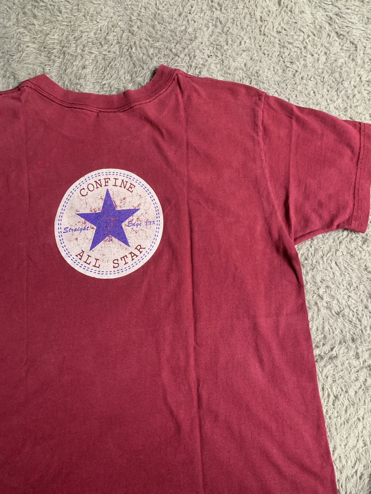 Band Tees Vintage 90s Very Rare Confine Straight Edge Hardcore Tee Size US L / EU 52-54 / 3 - 7 Thumbnail