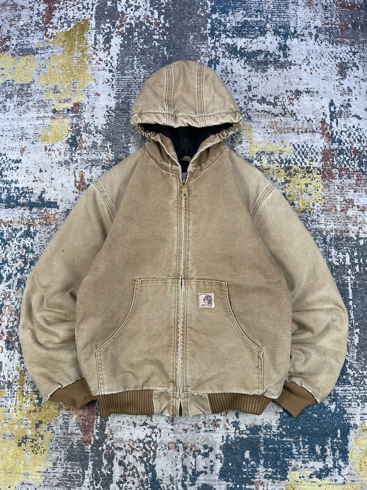 Carhartt Vtg Carhartt YYJ130 BRN Insulated Hooded Jackets Size S / US 4 / IT 40 - 3 Thumbnail