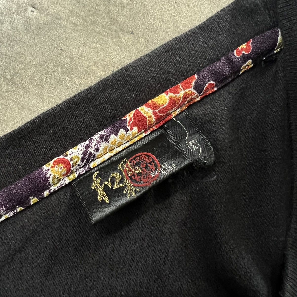 Bullet Noise 2000s Bullet Noise Karakuri Style Gold Koi Longsleeve Shirt Size US M / EU 48-50 / 2 - 6 Thumbnail