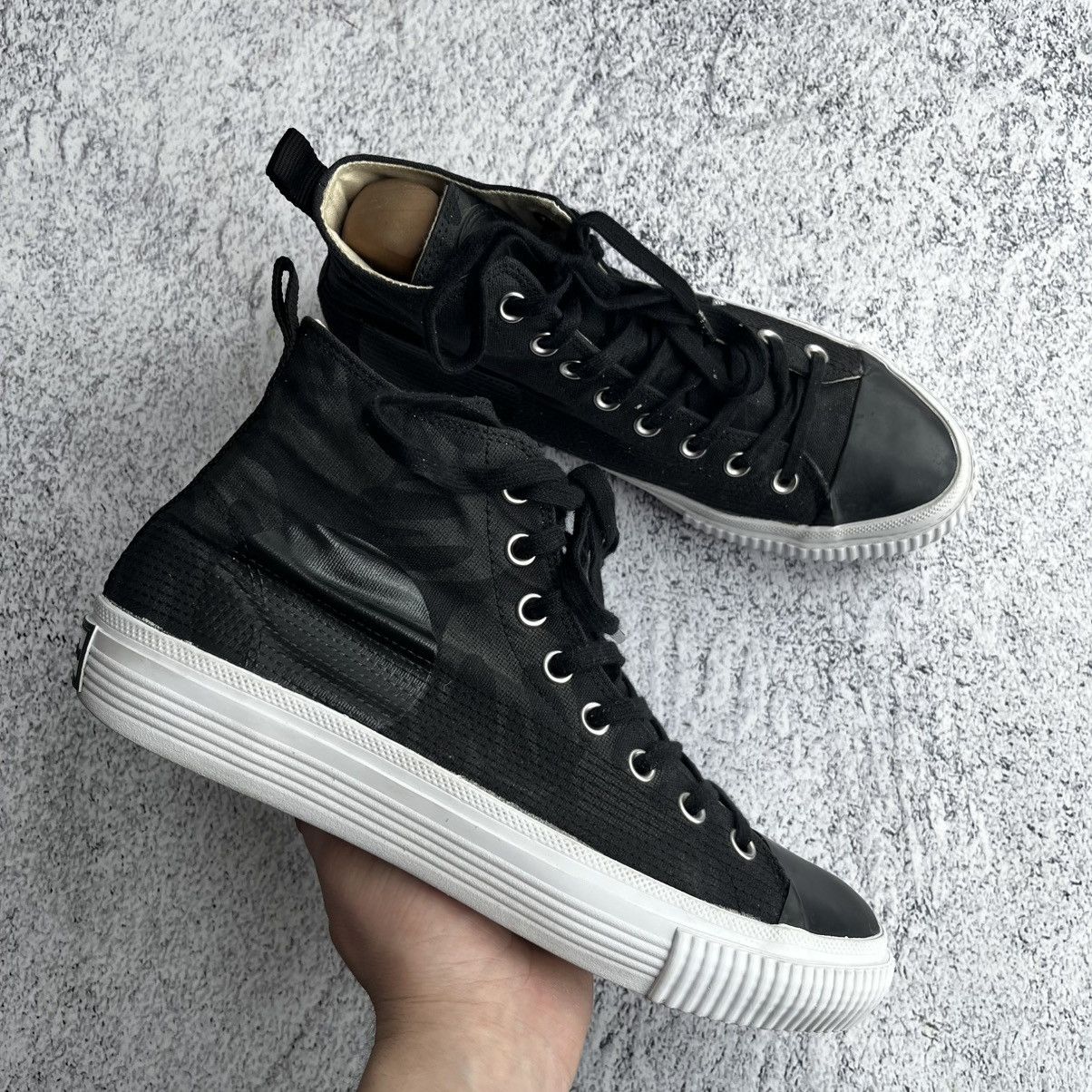 Alexander McQueen McQ Alexander McQueen Black Plimsoll High Top Sneakers Size US 8 / EU 41 - 1 Thumbnail