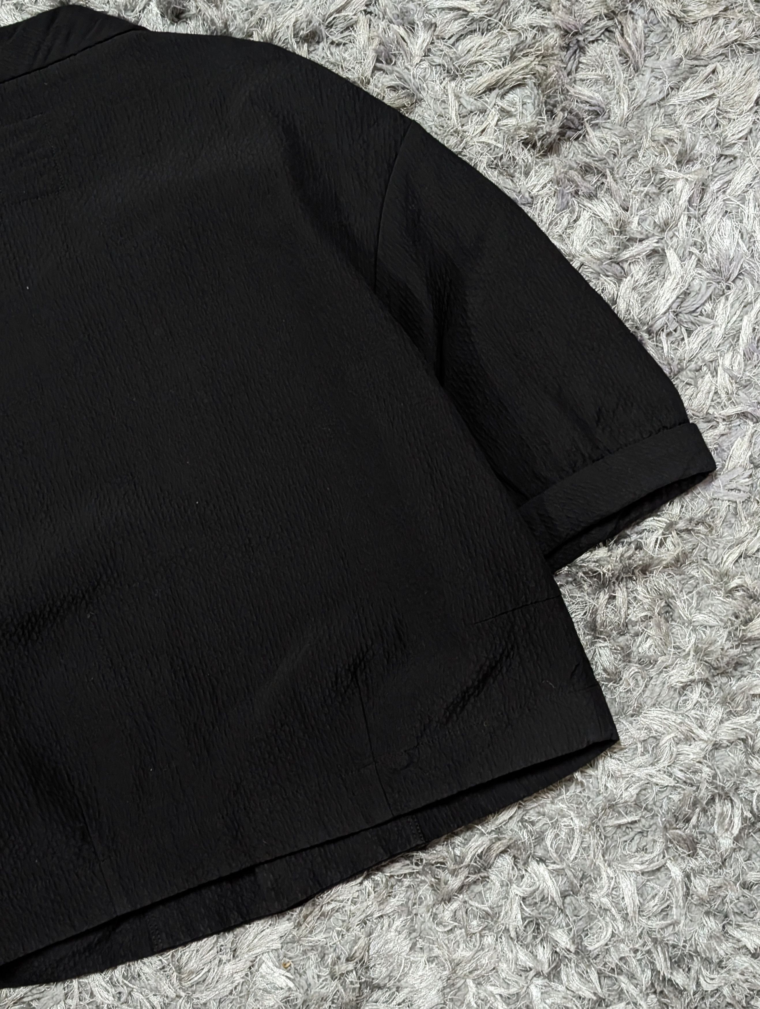 Limi Feu A/W 2007 Limi Feu Pleated Cropped Jacket Casual Winter Coat Size S / US 4 / IT 40 - 6 Thumbnail