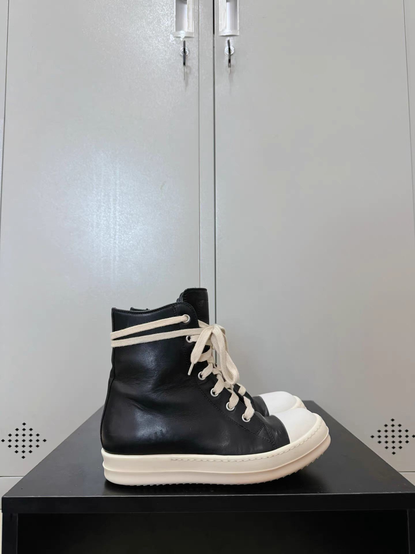 Rick Owens Rick Owens leather Converse high-top sneakers Size US 6 / IT 36 - 8 Thumbnail