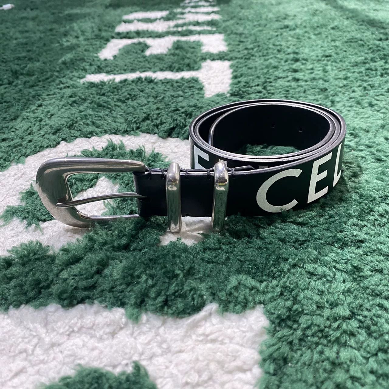 Celine × Hedi Slimane Celine SS20 Skinny belt | Grailed