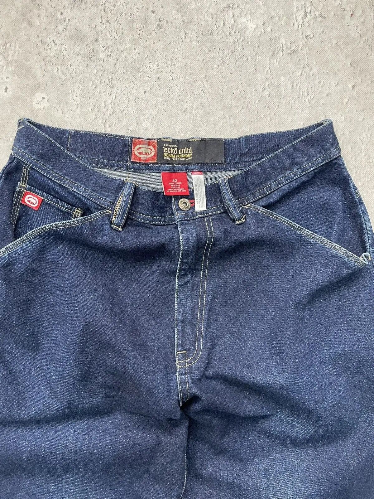 Ecko Unltd. Wide leg baggy cargo skater Ecko UNLTD jeans pants Size US 32 / EU 48 - 4 Thumbnail