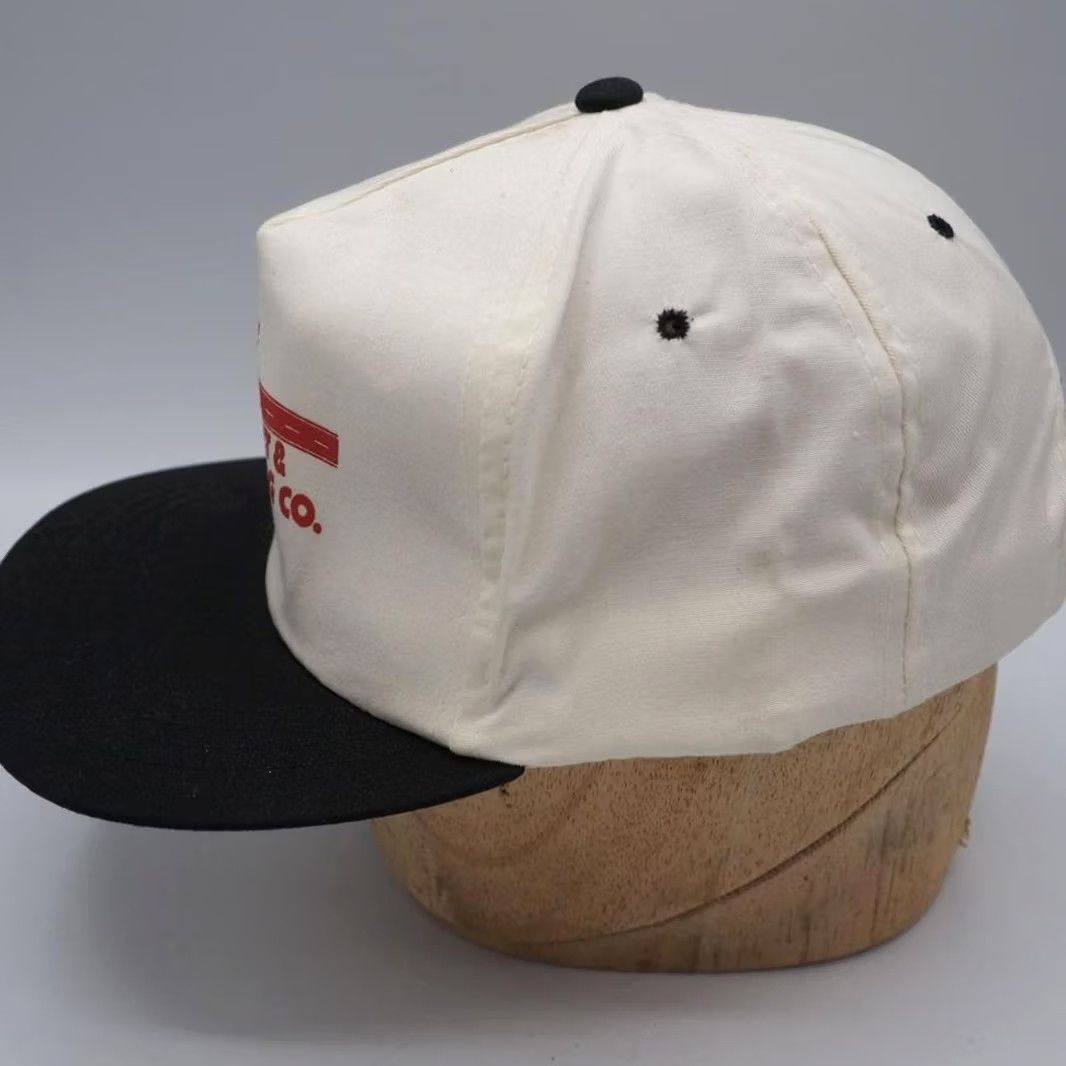 Vintage VINTAGE Snapback Trucker Hat Cap Ace Asphalt & Paving Hat, White, Adjustable, 1980s, Nike? Size ONE SIZE - 2 Thumbnail