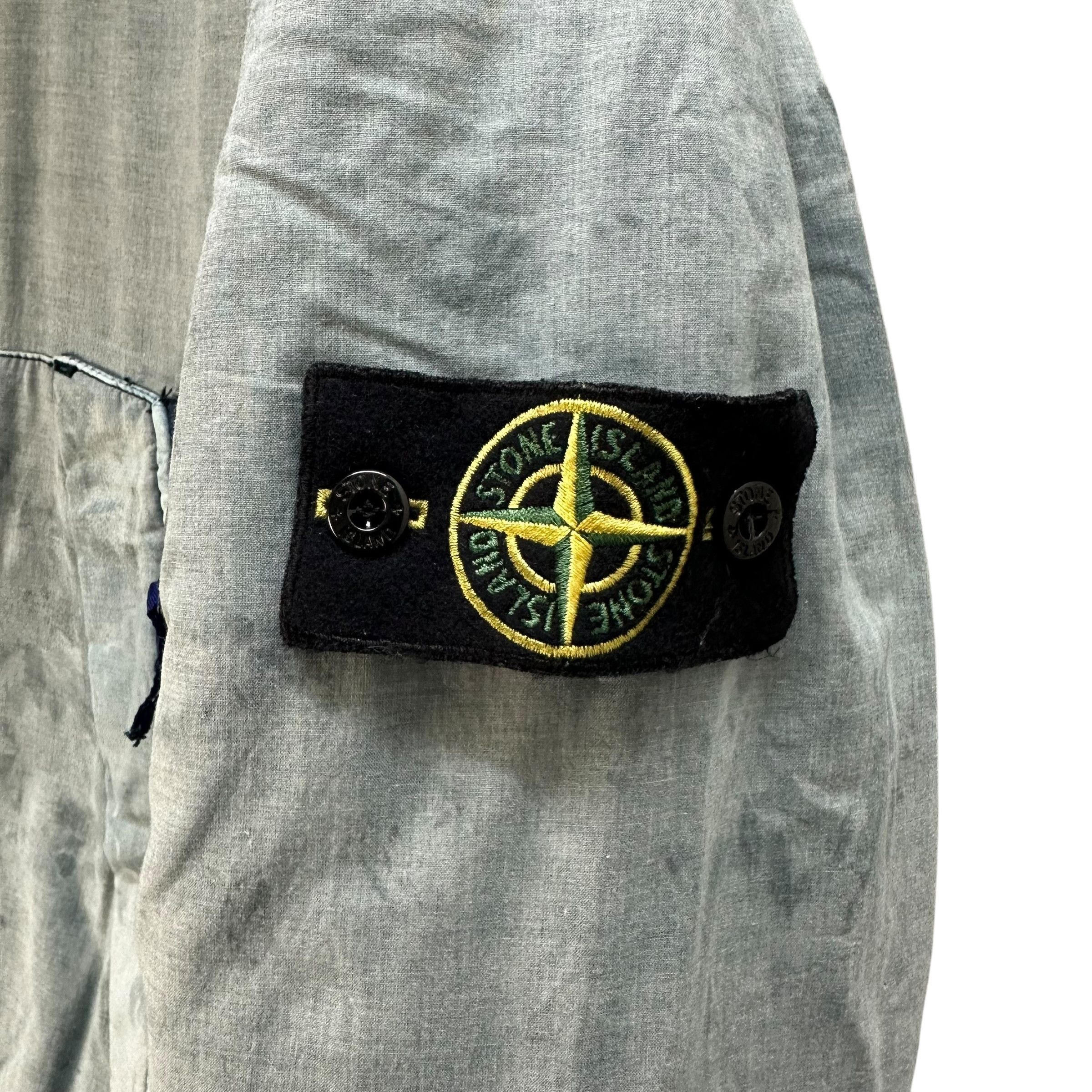 Stone Island Trashed STONE ISLAND Puffer Hooded Jacket #A82-1994 Size US L / EU 52-54 / 3 - 10 Thumbnail