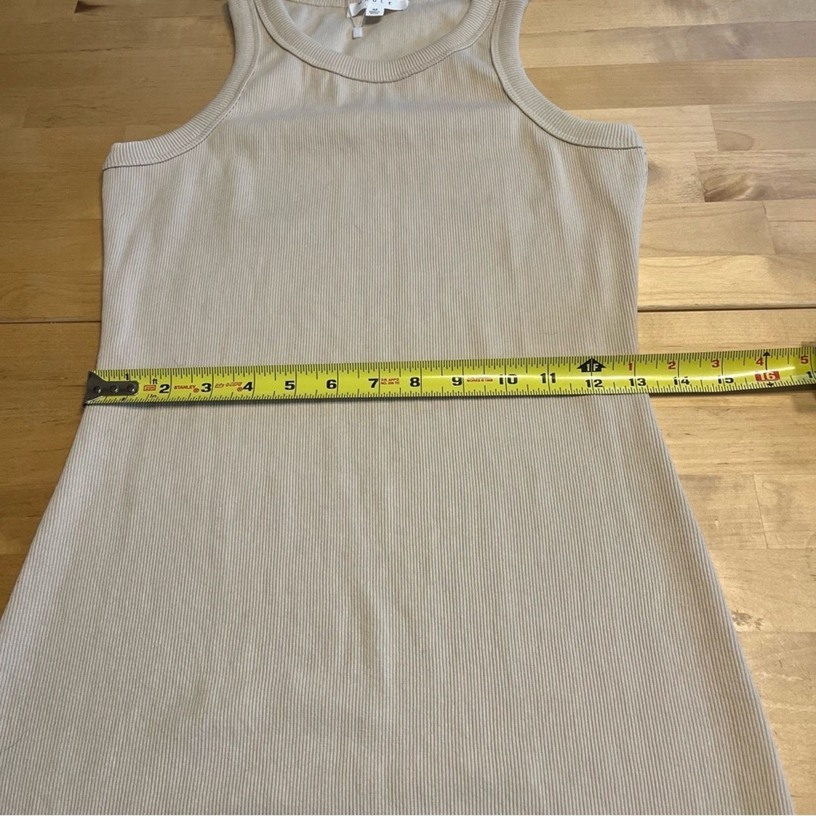 Other Mable Bodycon Tank Minidress Sz M Sleeveless Stretchy Beige Size M / US 6-8 / IT 42-44 - 7 Thumbnail
