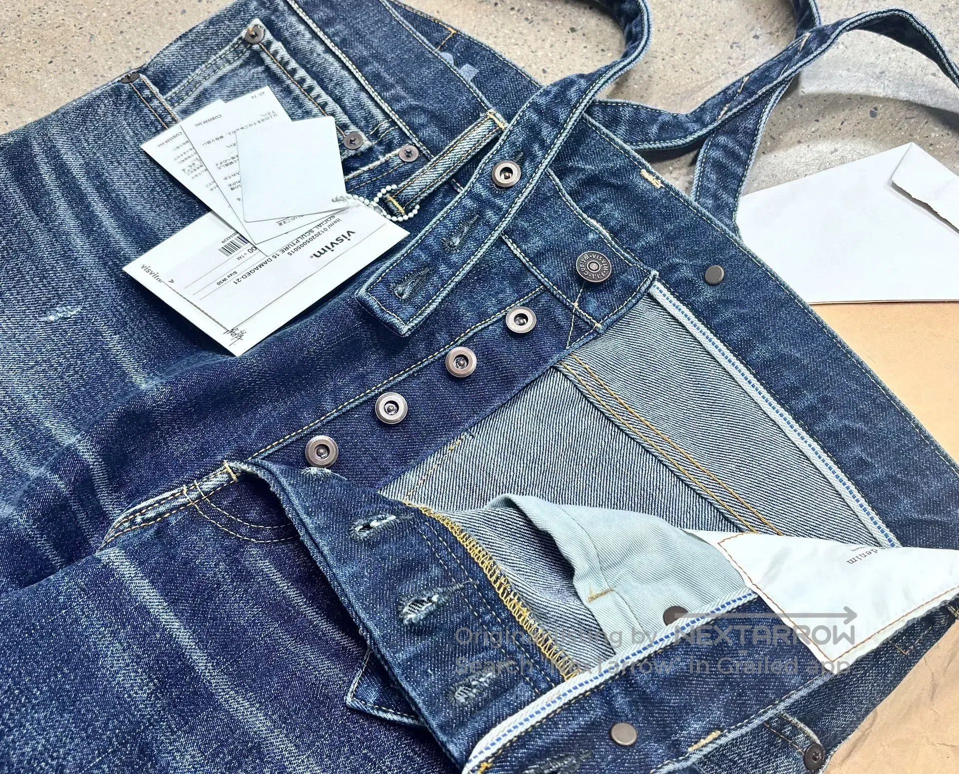 Visvim visvim social sculpture damaged denim overalls. Size US 30 / EU 46 - 7 Thumbnail