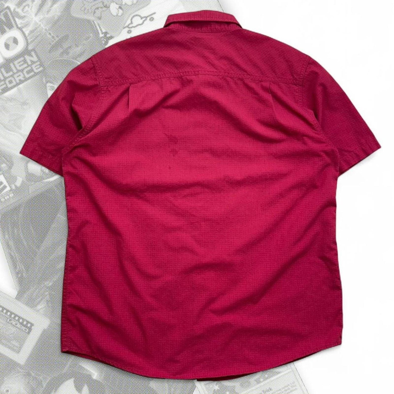 Nike Y2k red waffle textured mossy Size US L / EU 52-54 / 3 - 2 Thumbnail