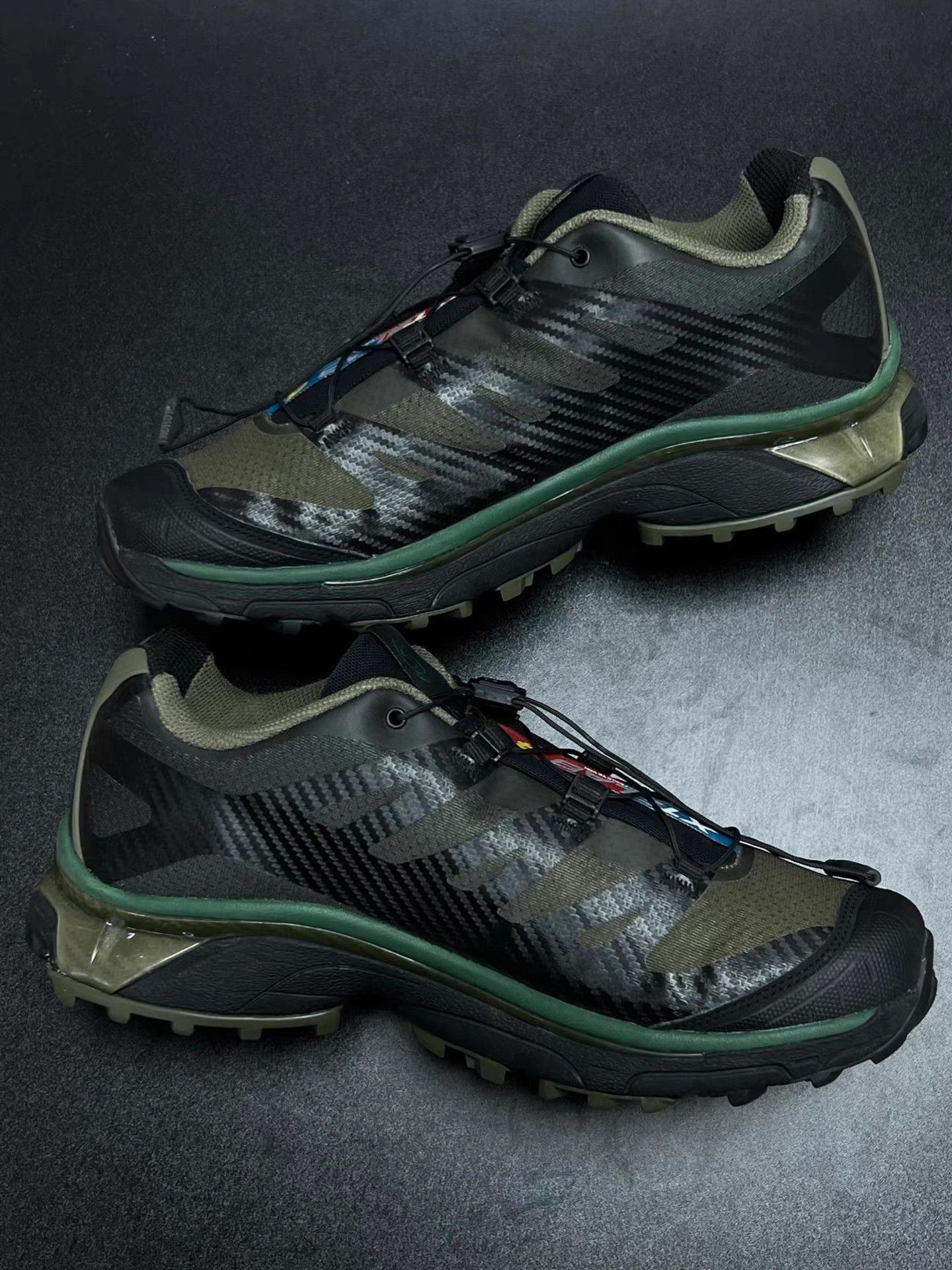Salomon Salomon XT-4 OG Olive Green Trail Running Shoes K15 Size US 10 / EU 43 - 6 Thumbnail