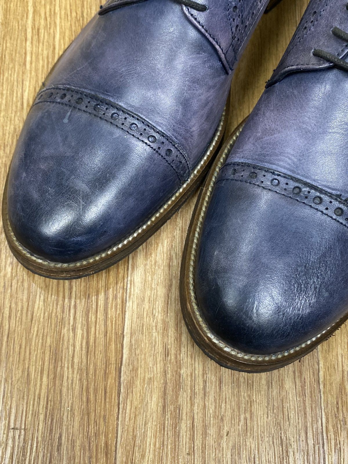 Other Andrea Nobile Italian Luxury Oxford Shoes Beautiful Patina Size US 11 / EU 44 - 3 Thumbnail