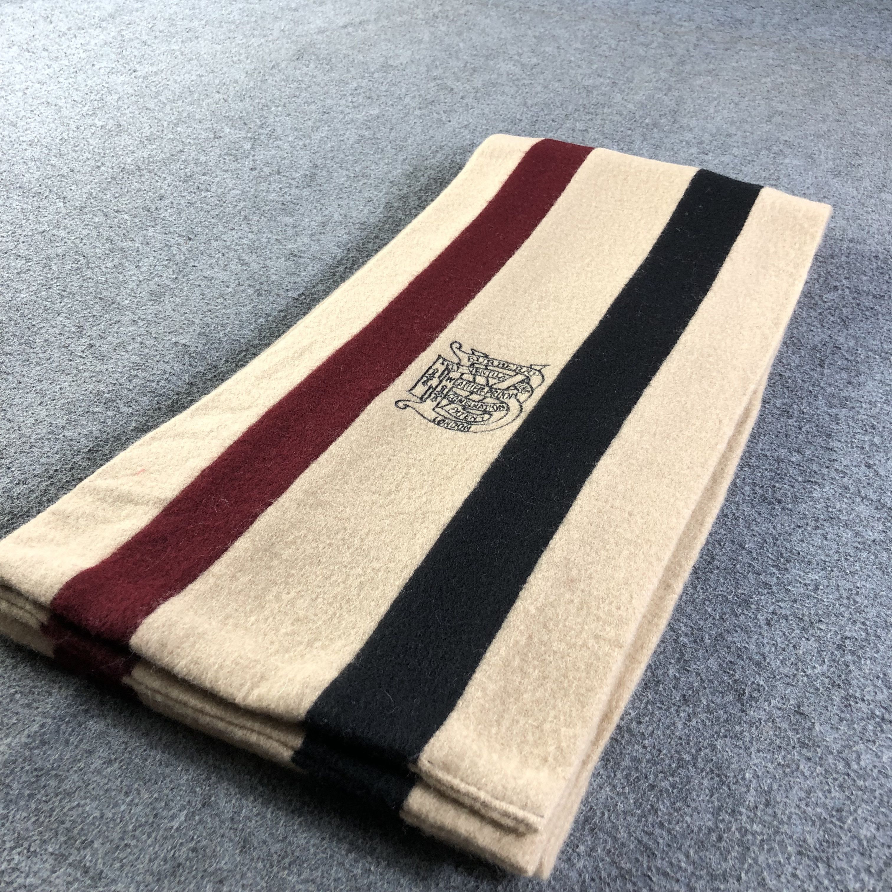 Burberry Burberry Striped Wool Scarf Muffler V1775 Size ONE SIZE - 2 Thumbnail