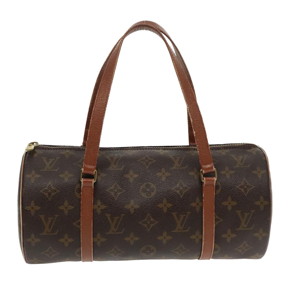 Papillon 30 Brown Canvas Handbag (Pre-Owned)