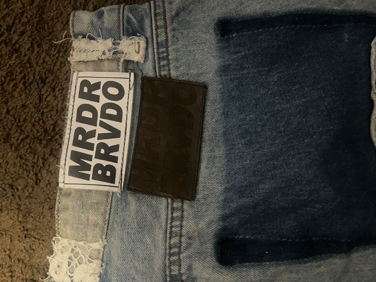 Ev Bravado Who Decides War Lace Detail Jeans Size US 34 / EU 50 - 8 Thumbnail
