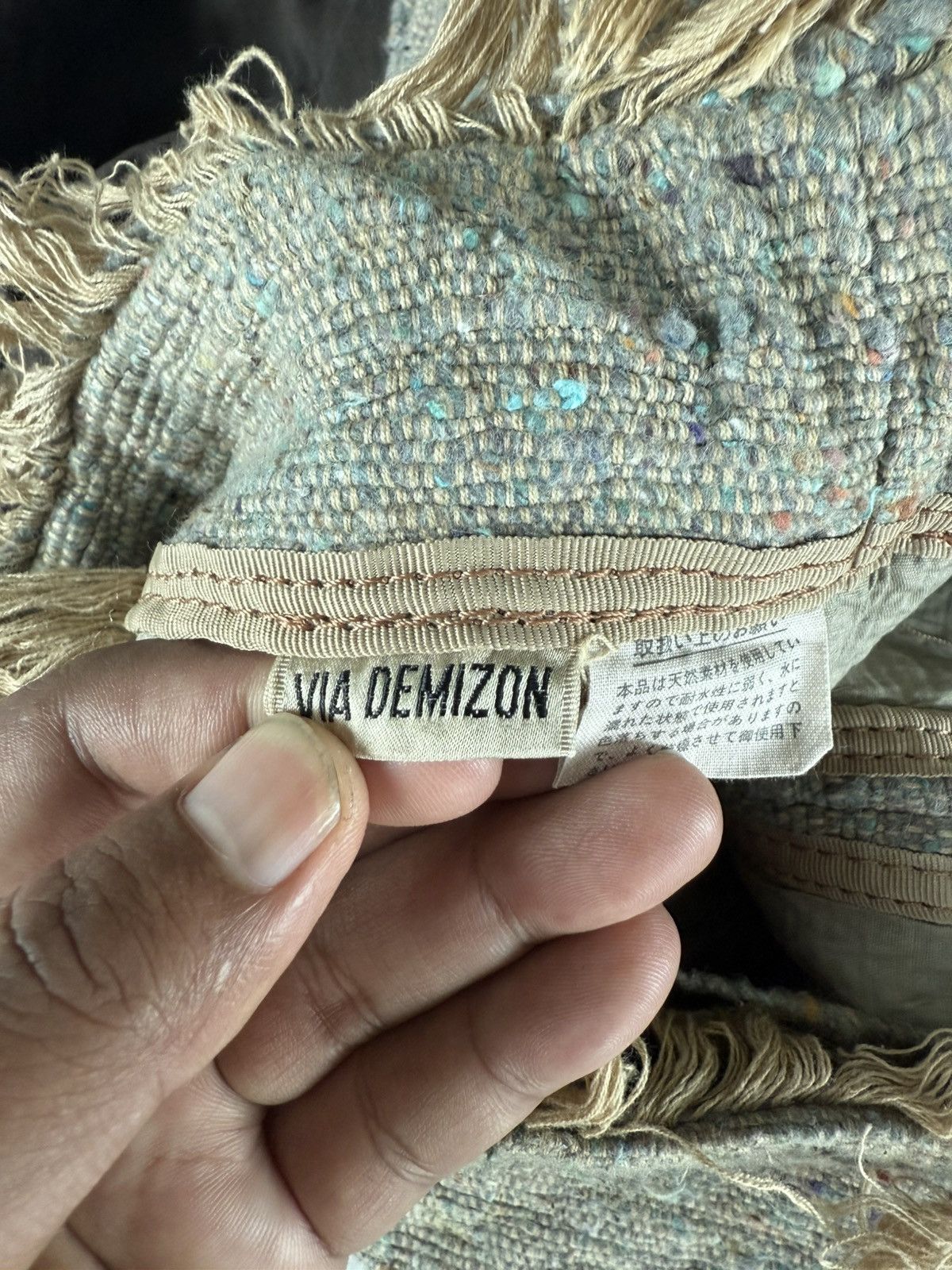 Kapital Japan Brand Via Demizon Sack Sling Bag Canvas Bu Look inn Size ONE SIZE - 5 Thumbnail