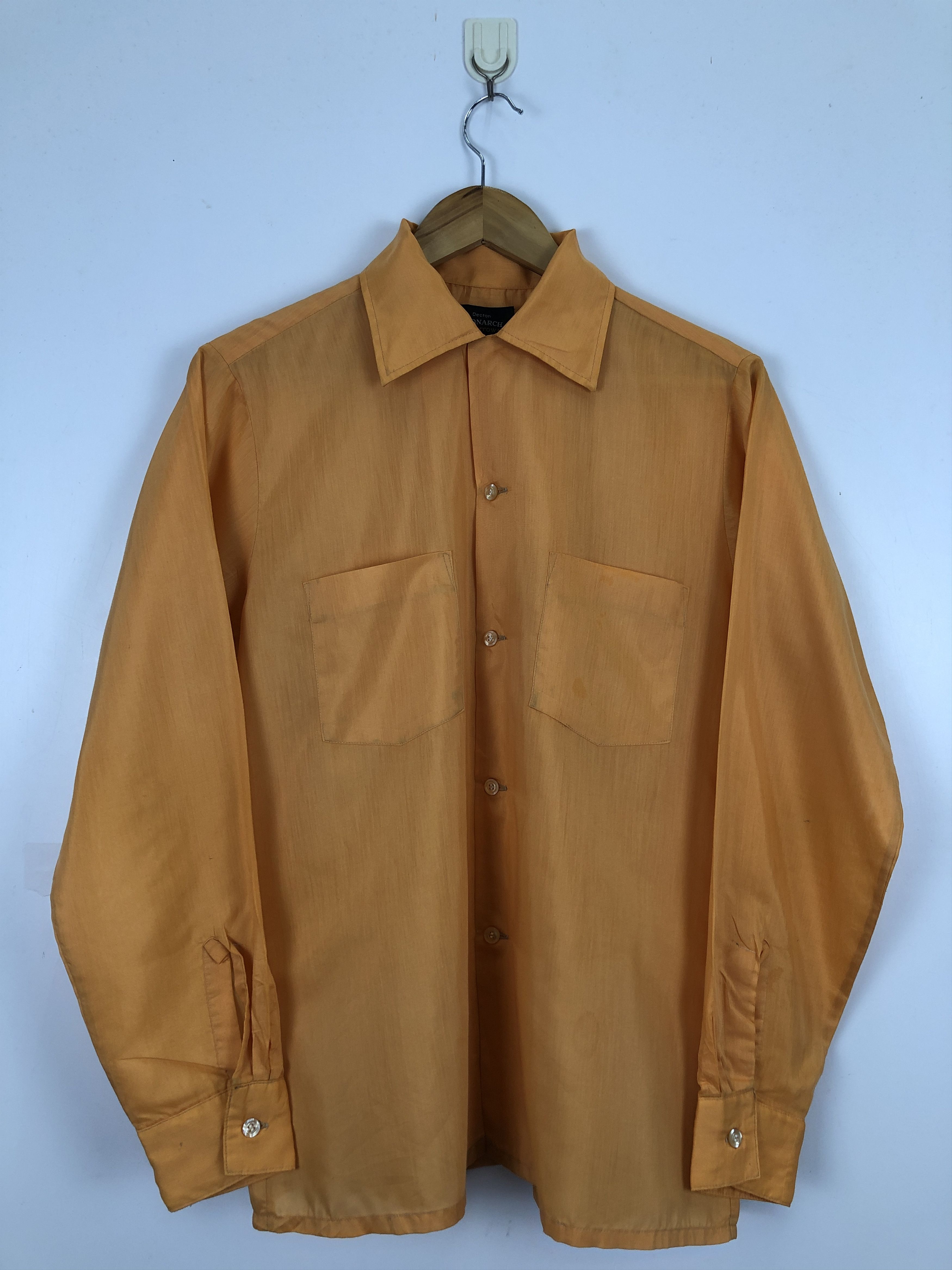 Arrow Vintage Decton Monarch By Arrow Button Up Rayon Shirt TA0453 Size US S / EU 44-46 / 1 - 1 Thumbnail