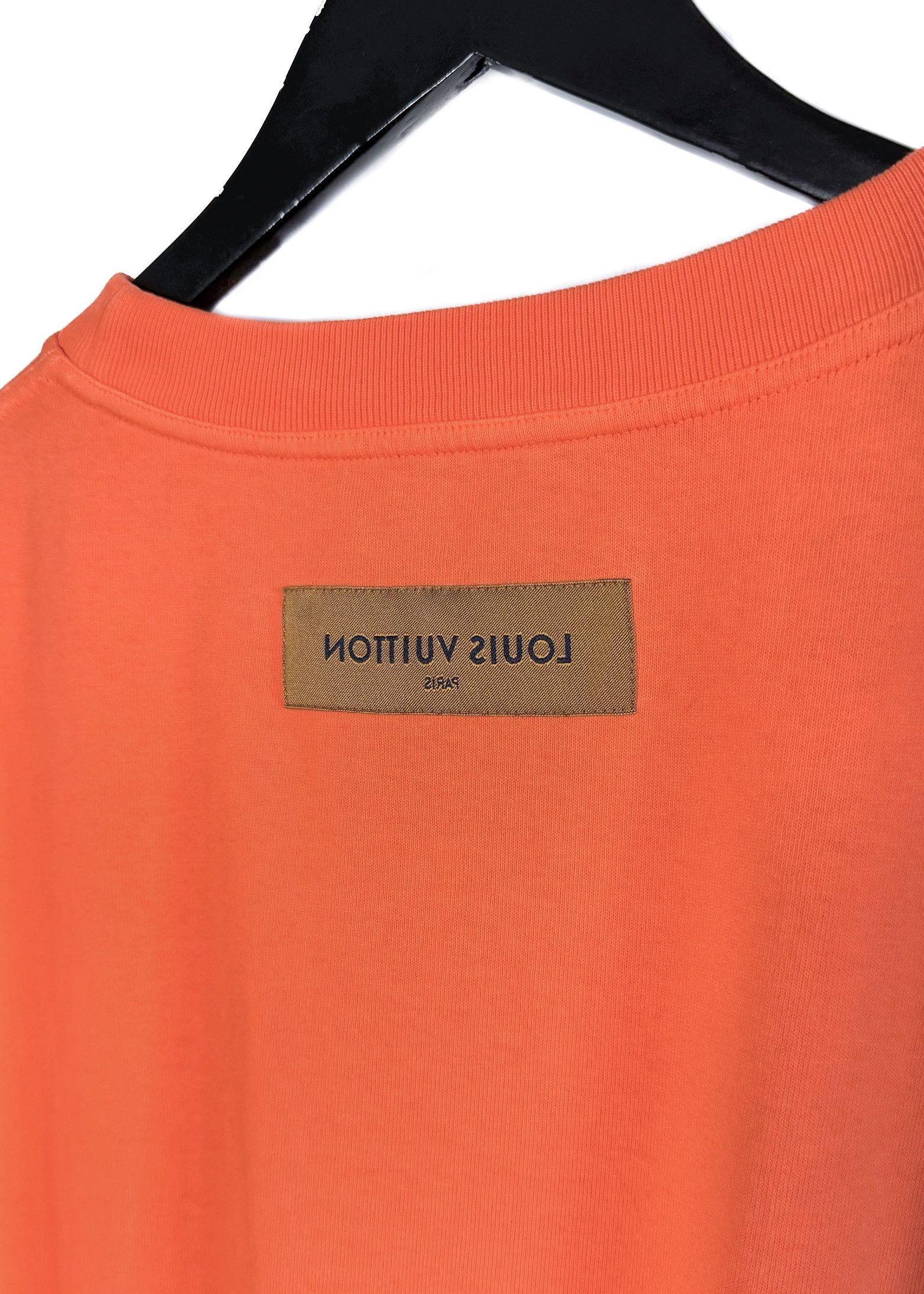 Louis Vuitton Louis vuitton 2019 Inside Orange 3D Pocket Orange T-shirt Size US XXL / EU 58 / 5 - 4 Thumbnail