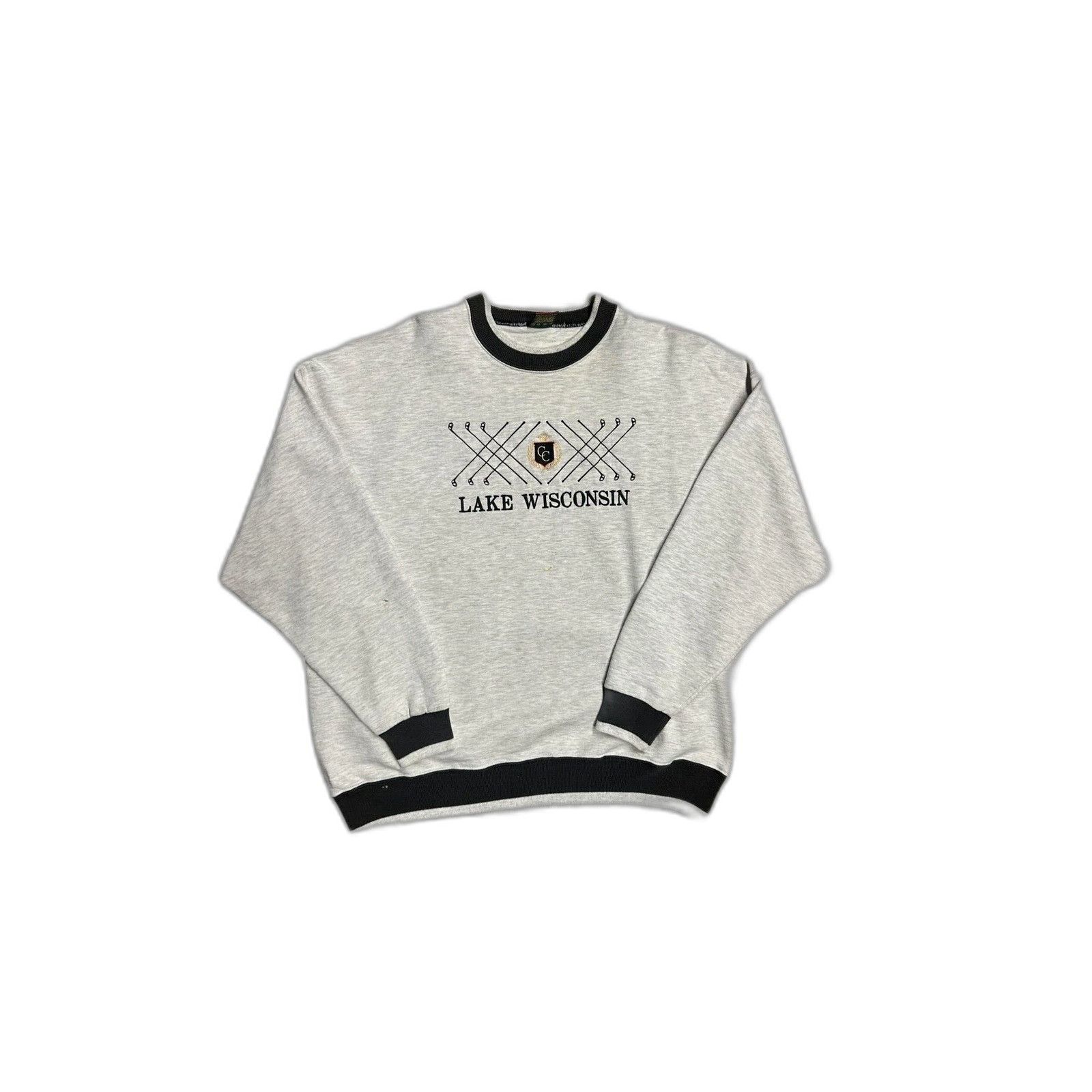 Vintage Vintage 90'S Golf Lake Wisconsin Sweatshirt Cross Creek Xl W Size US XL / EU 56 / 4 - 1 Thumbnail