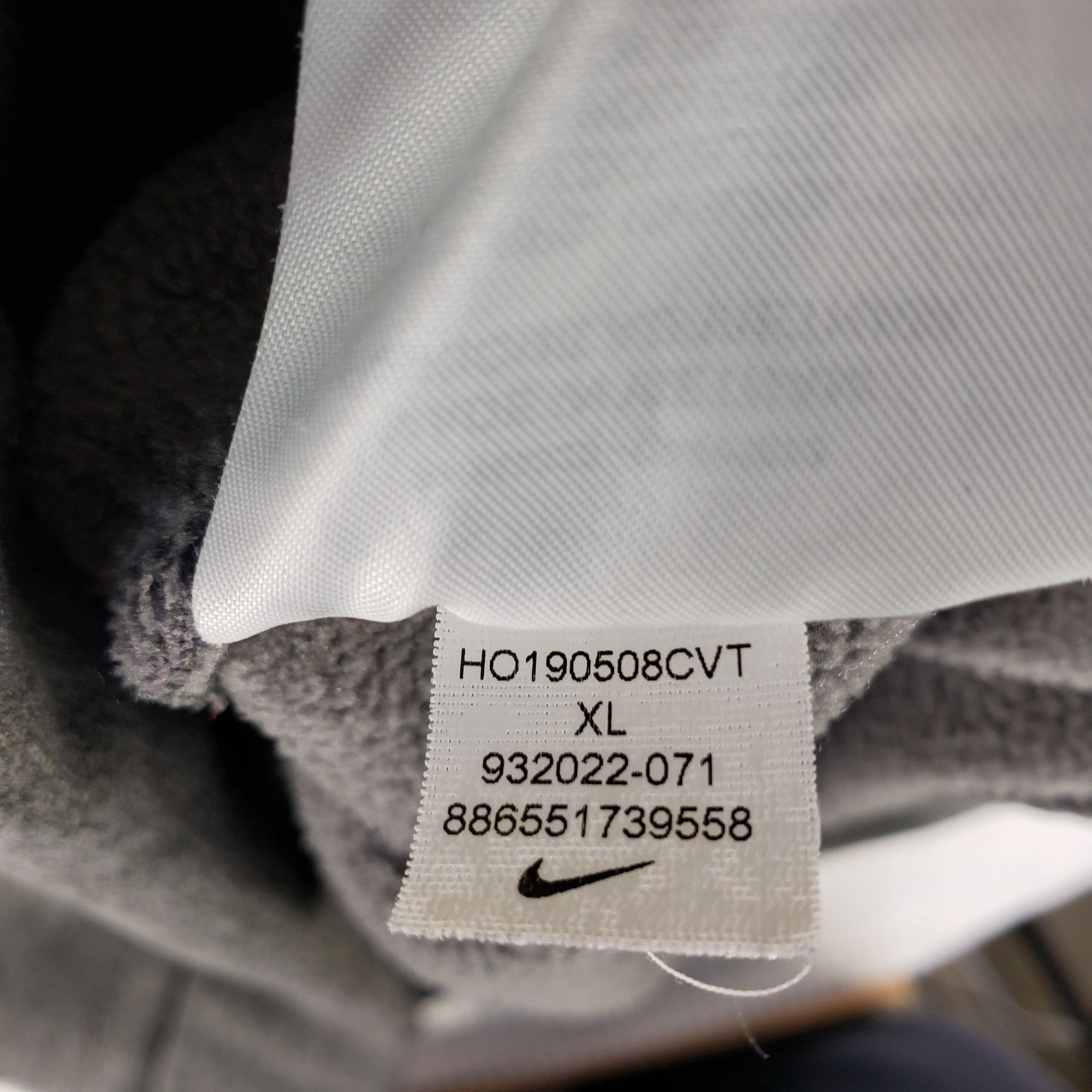 Nike Mens Nike Dri Fit Grey Hoodie Sweat Shirt Long Sleeve Size US XL / EU 56 / 4 - 9 Thumbnail