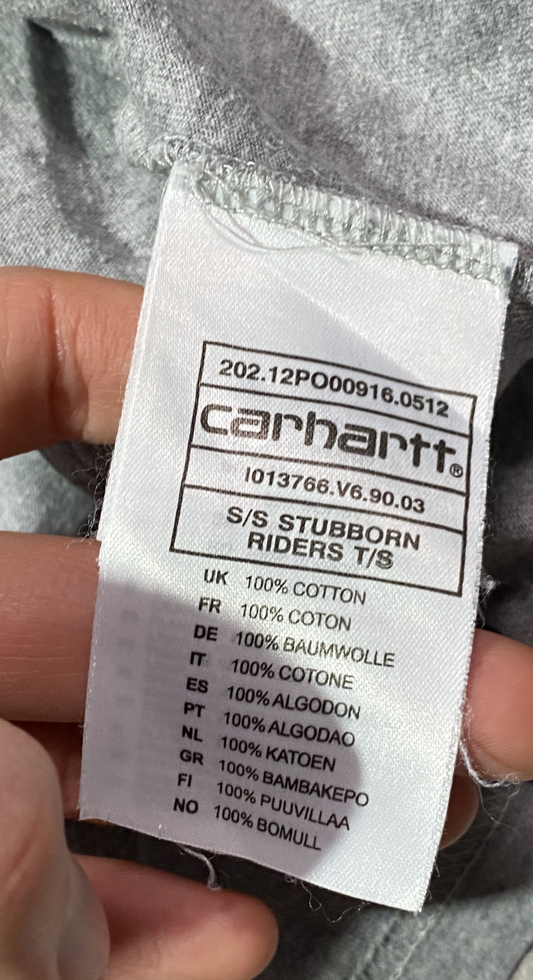 Carhartt Vintage Y2K CARHARTT RIDERS CLUB BIG LOGO TEE Size US M / EU 48-50 / 2 - 5 Thumbnail