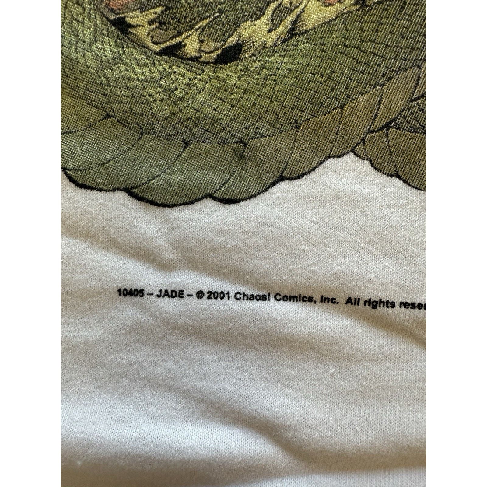 Anvil 2001 Chaos Comics Jade XL Shirt Dragon Lashley Art RARE Topp Size US XL / EU 56 / 4 - 5 Thumbnail