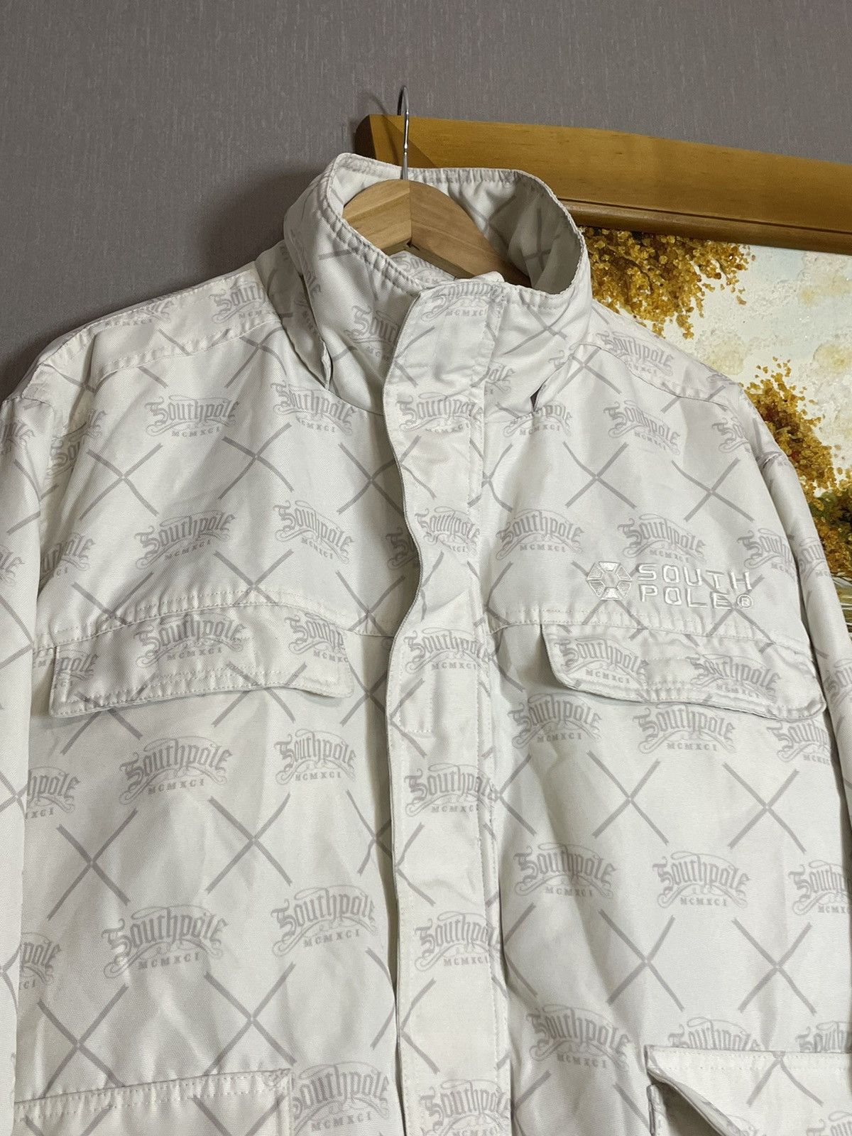 Southpole × Vintage Vintage 00s Southpole Skater Monogram Oversized Jacket Size US XL / EU 56 / 4 - 5 Thumbnail