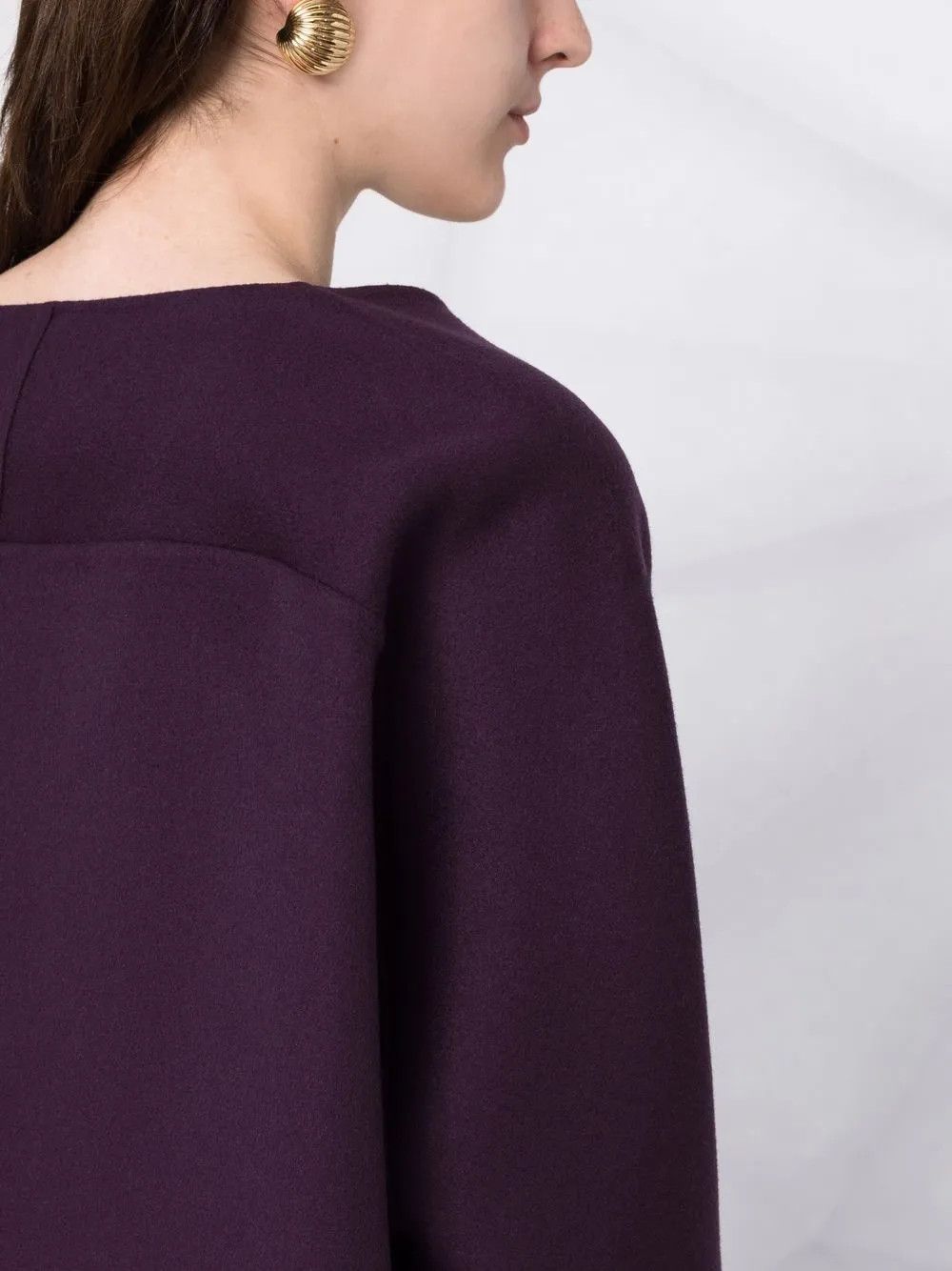 Valentino o1y0226 Jacket in Plum Size XS / US 0-2 / IT 36-38 - 2 Thumbnail