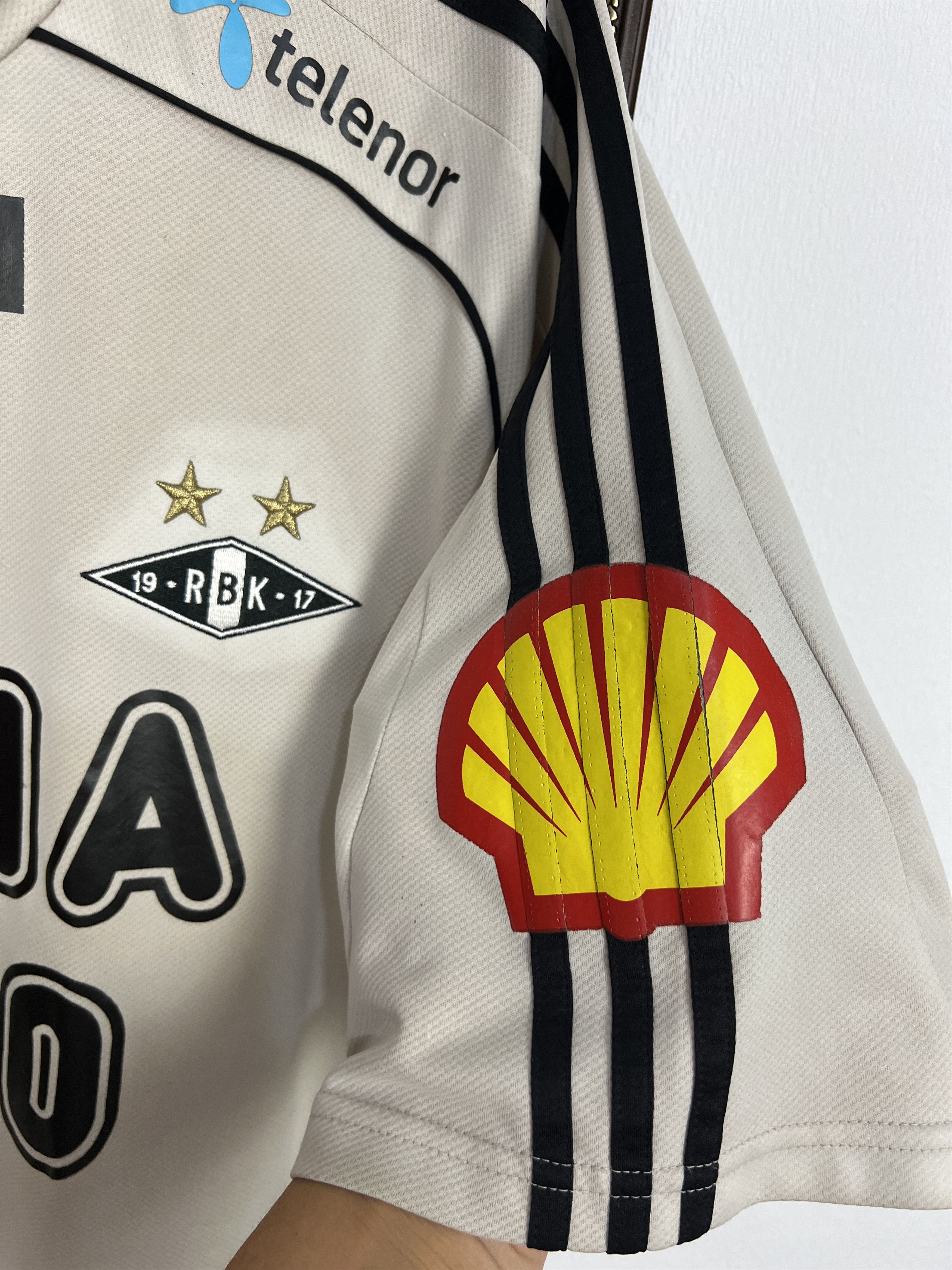 Adidas Rosenborg Home football shirt 2009 Soccer Adidas Jersey Size US XXL / EU 58 / 5 - 4 Thumbnail