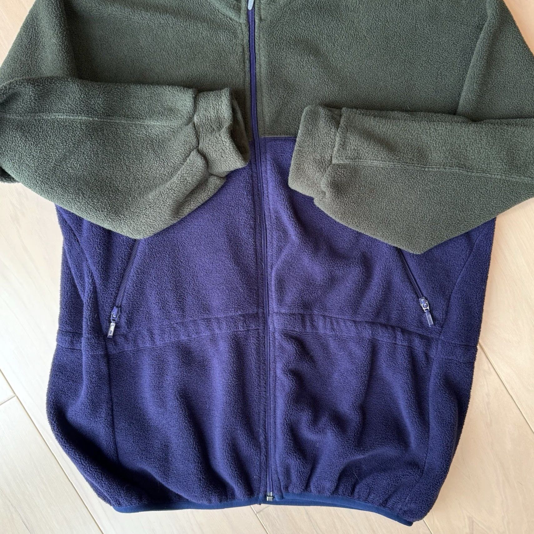 Montbell VINTAGE Montbell Fleece Jacket Medium Olive Purple Full Zip 90s Outerwear Mens Regular Jacket Size US M / EU 48-50 / 2 - 6 Thumbnail