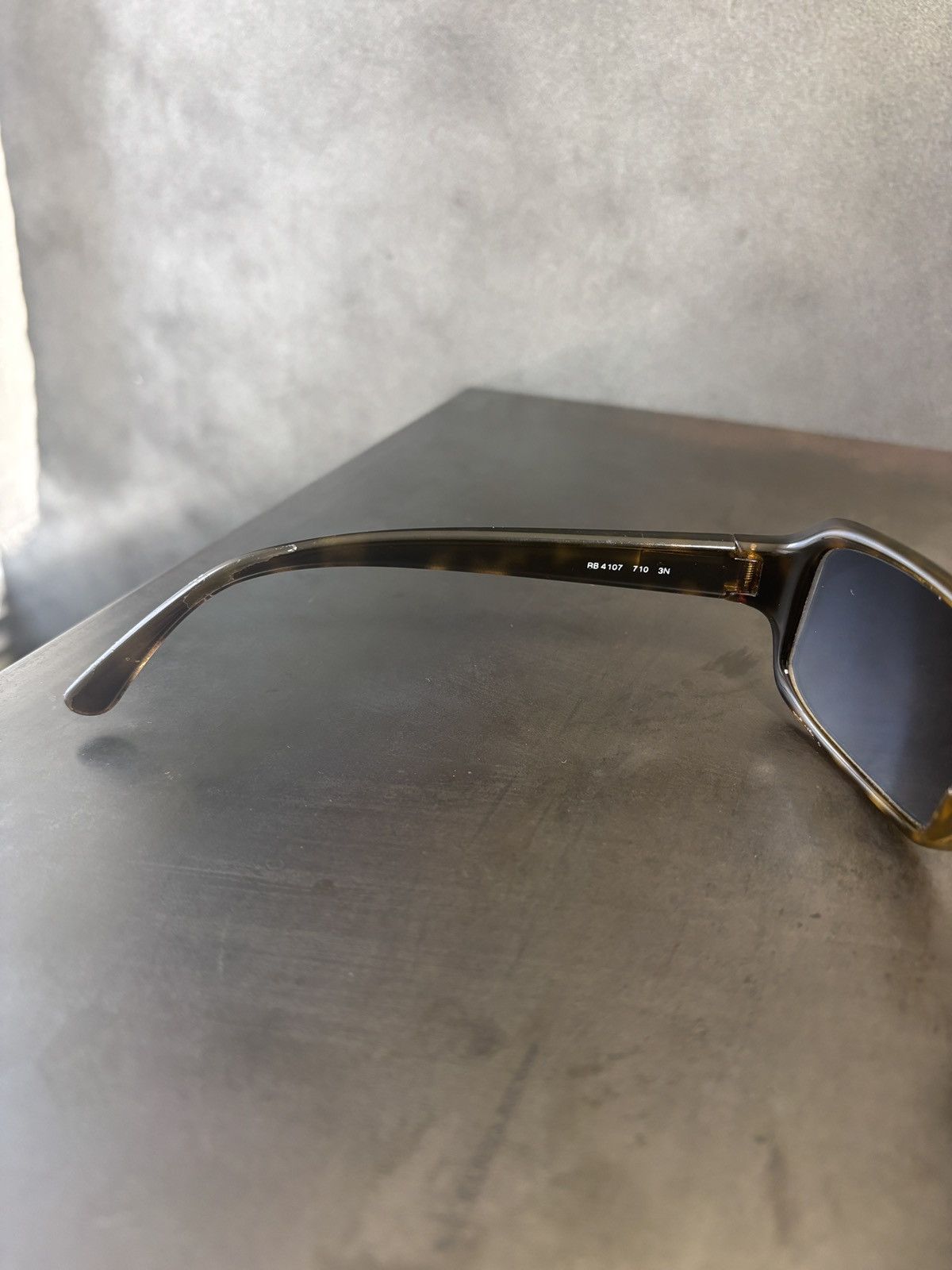 RayBan 2000s Vintage Ray-Ban Sunglasses Frames RB4107 Made in Italy Size ONE SIZE - 10 Thumbnail