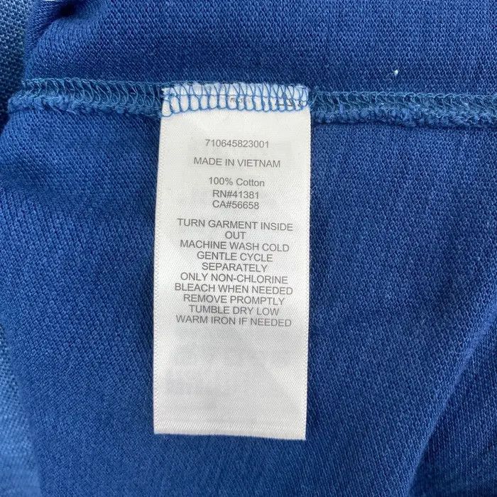 Polo Ralph Lauren Vintage POLO RALPH LAUREN Natural Dye Pure Indigo Tee Shirt Size US L / EU 52-54 / 3 - 6 Thumbnail