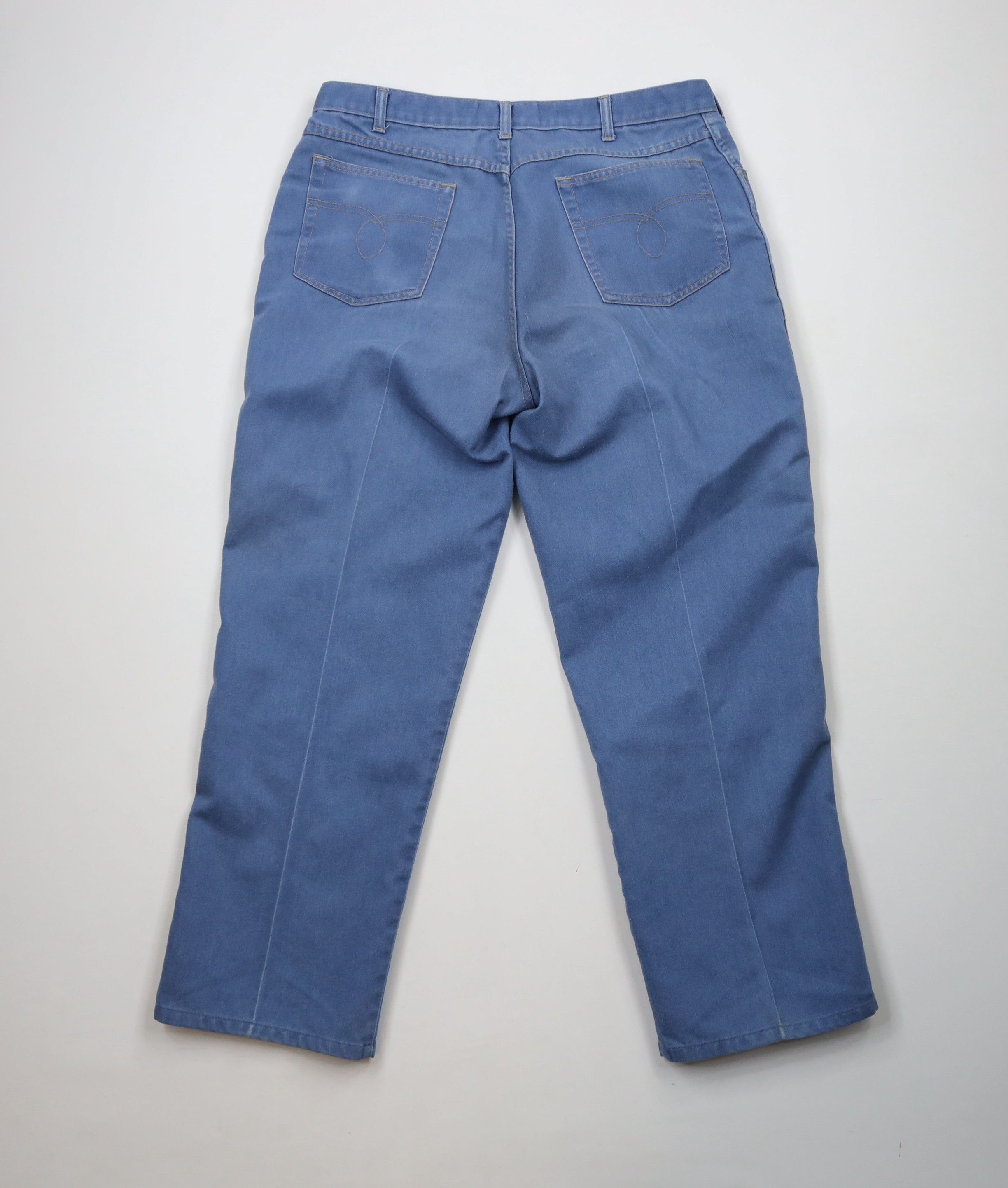 Vintage Vintage 90s Streetwear Flared Wide Leg Denim Jeans Blue Size US 36 / EU 52 - 10 Thumbnail