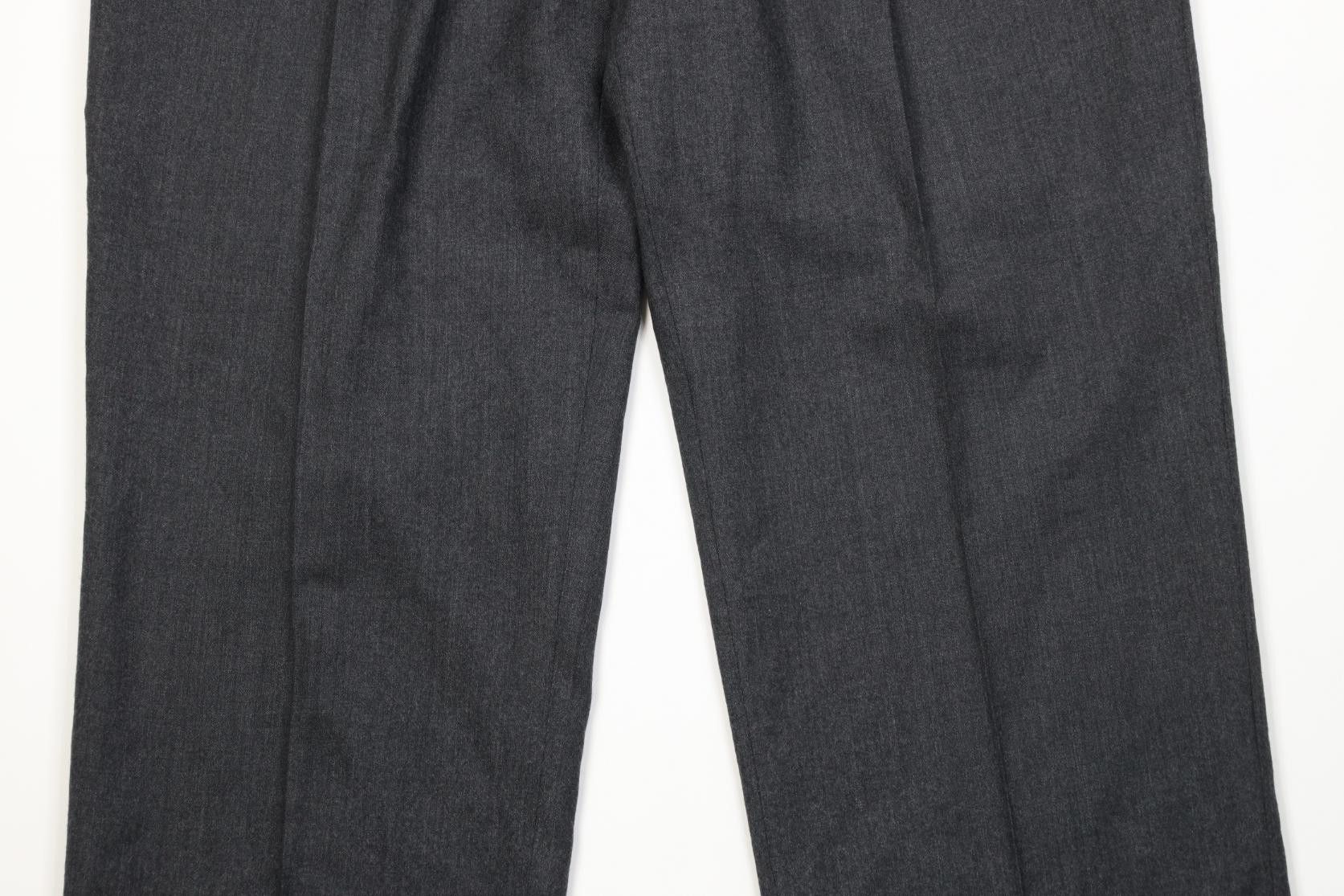 Jos. A. Bank Vintage 90s Jos A Bank Wide Leg Chino Pants Charcoal USA Size US 36 / EU 52 - 3 Thumbnail