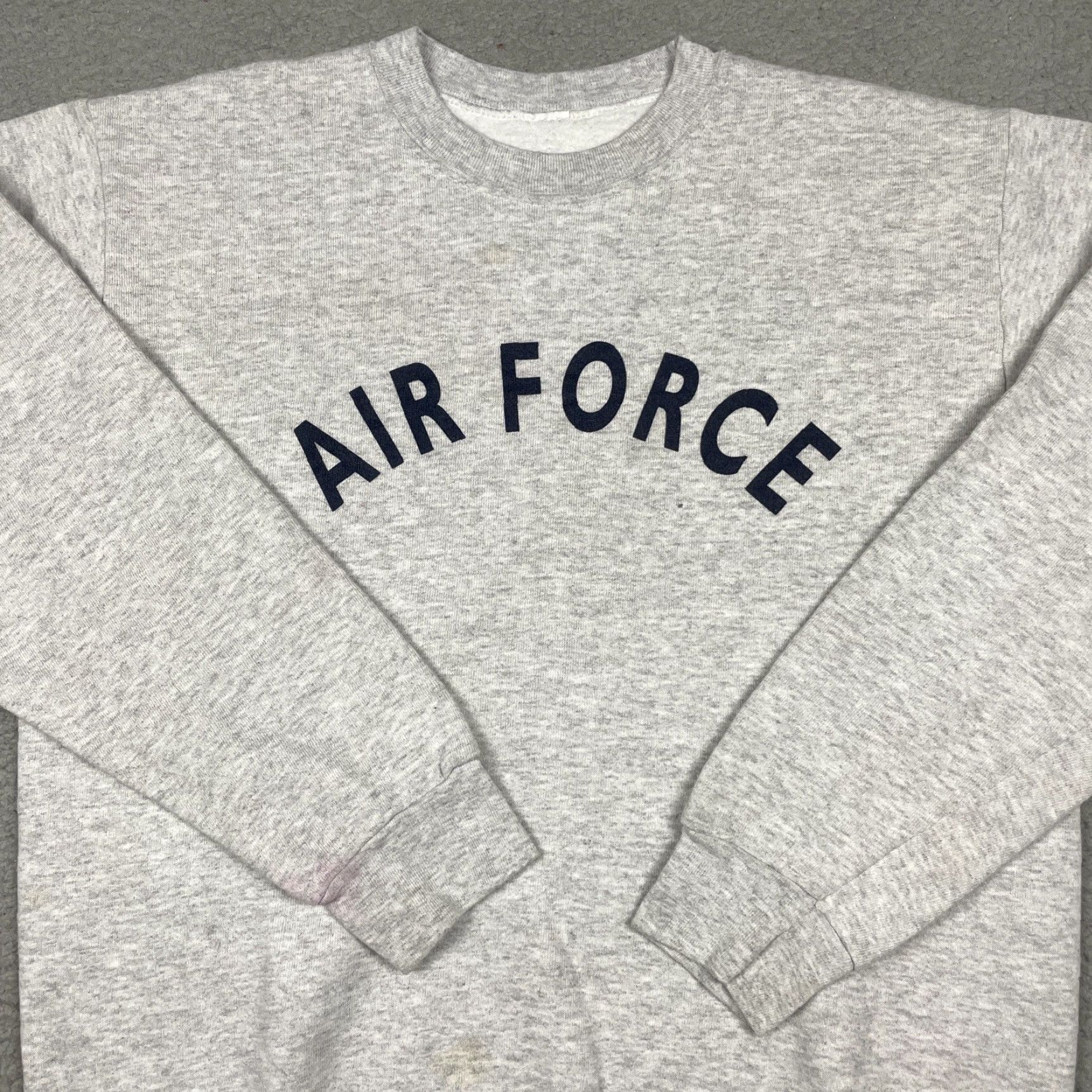 Vintage VINTAGE Air Force Sweatshirt Adult Medium Gray Pullover Long Sleeve Crew Neck USA Mens Size M Sweatshirt Size US M / EU 48-50 / 2 - 2 Thumbnail