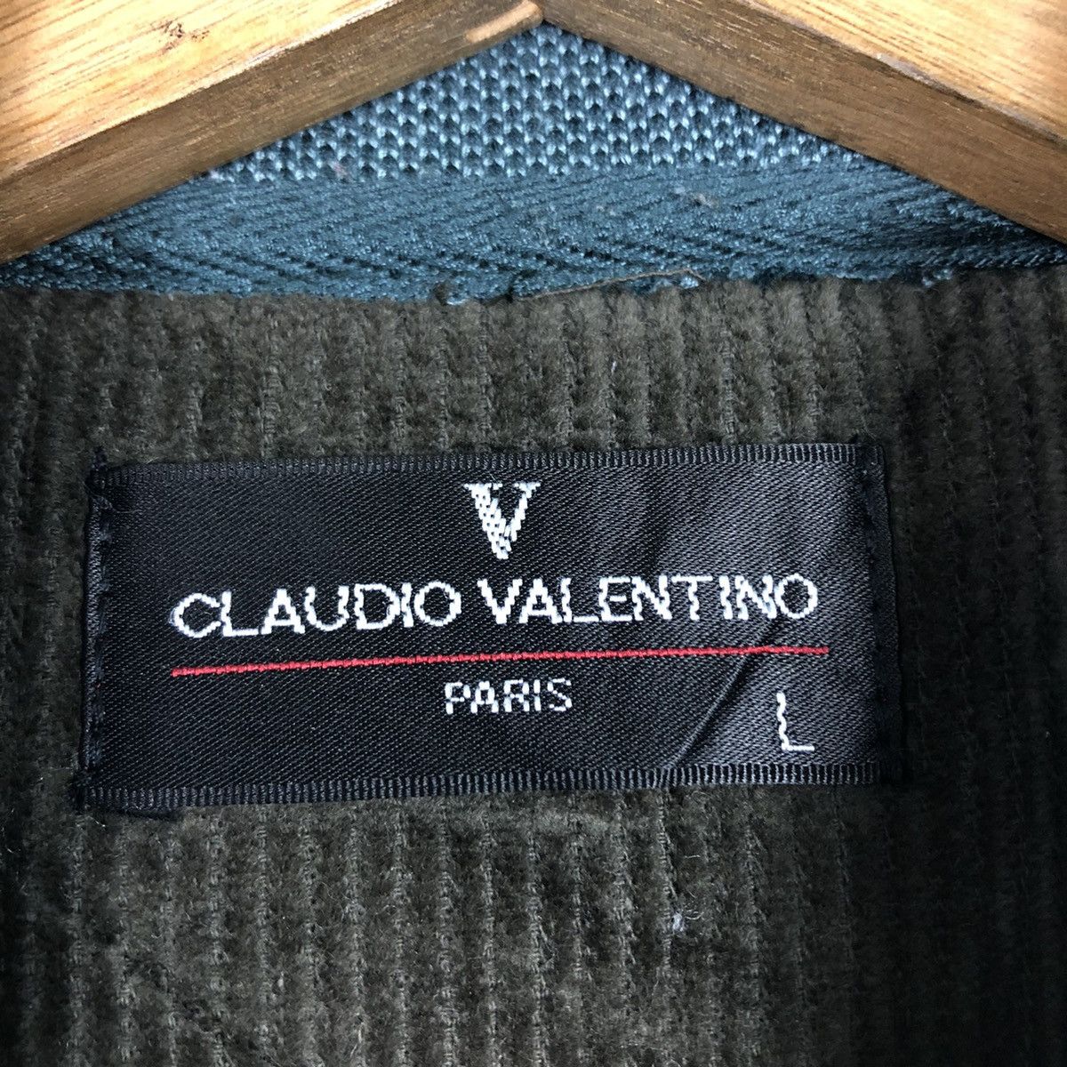 Japanese Brand × Vintage 📌Vintage Collar Sweatshirt Claudio Valentino Paris Size US L / EU 52-54 / 3 - 15 Thumbnail