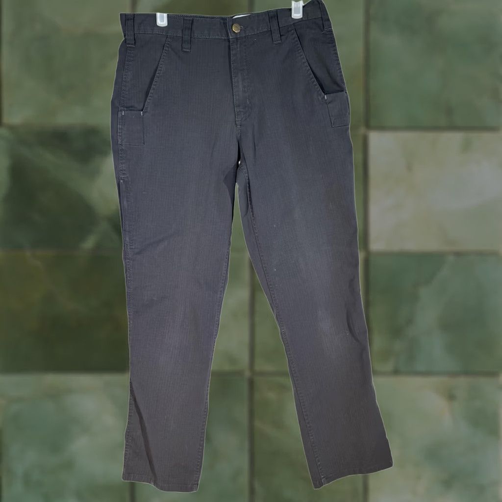 Carhartt Carhartt Pants Mens 30x29 Gray Ripstop Relaxed Fit Work Outdoor Utility Grunge Size US 30 / EU 46 - 1 Thumbnail