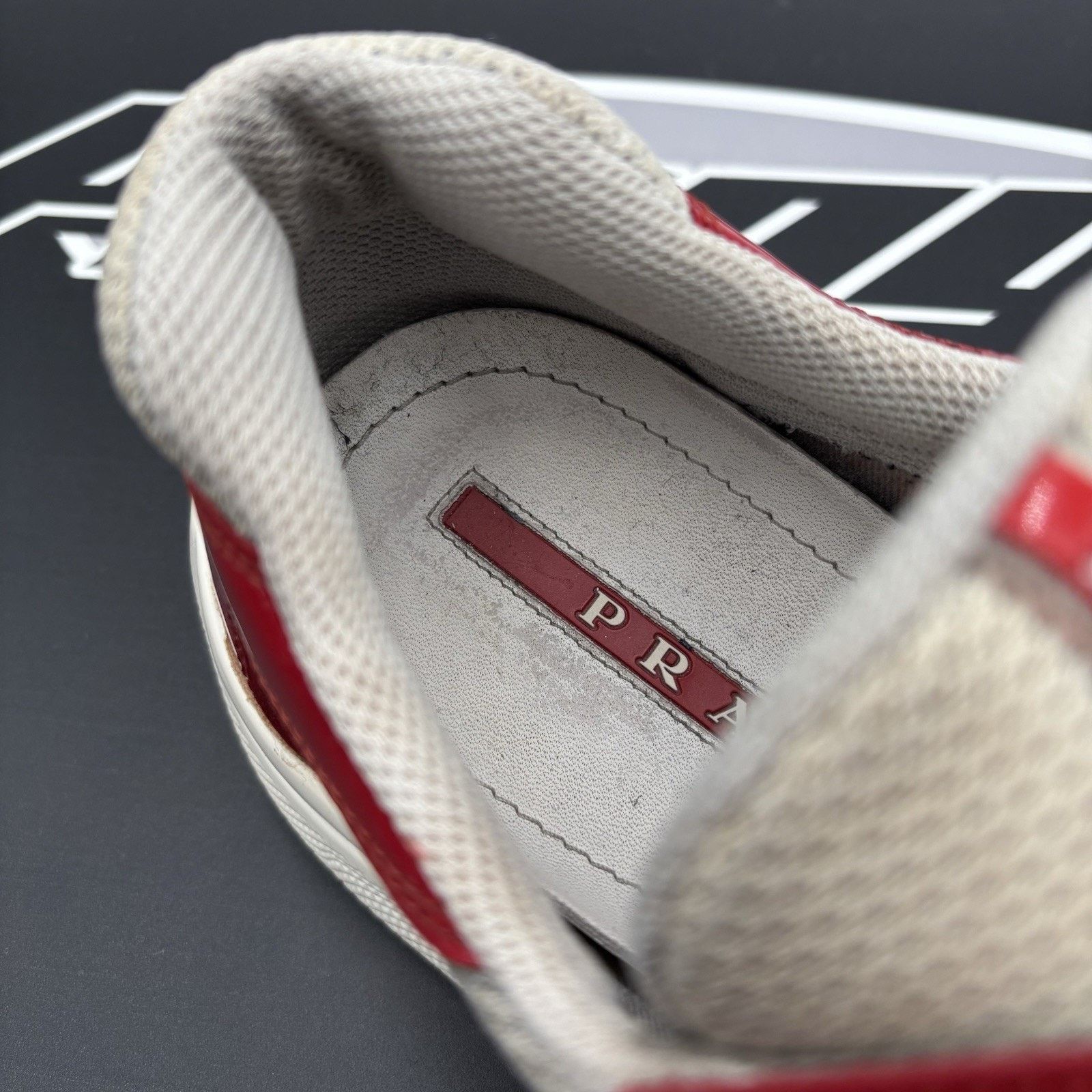 Prada Size 9 UK (10 US) - Prada Americas Cup ' Red, White ' Size US 10 / EU 43 - 16 Thumbnail