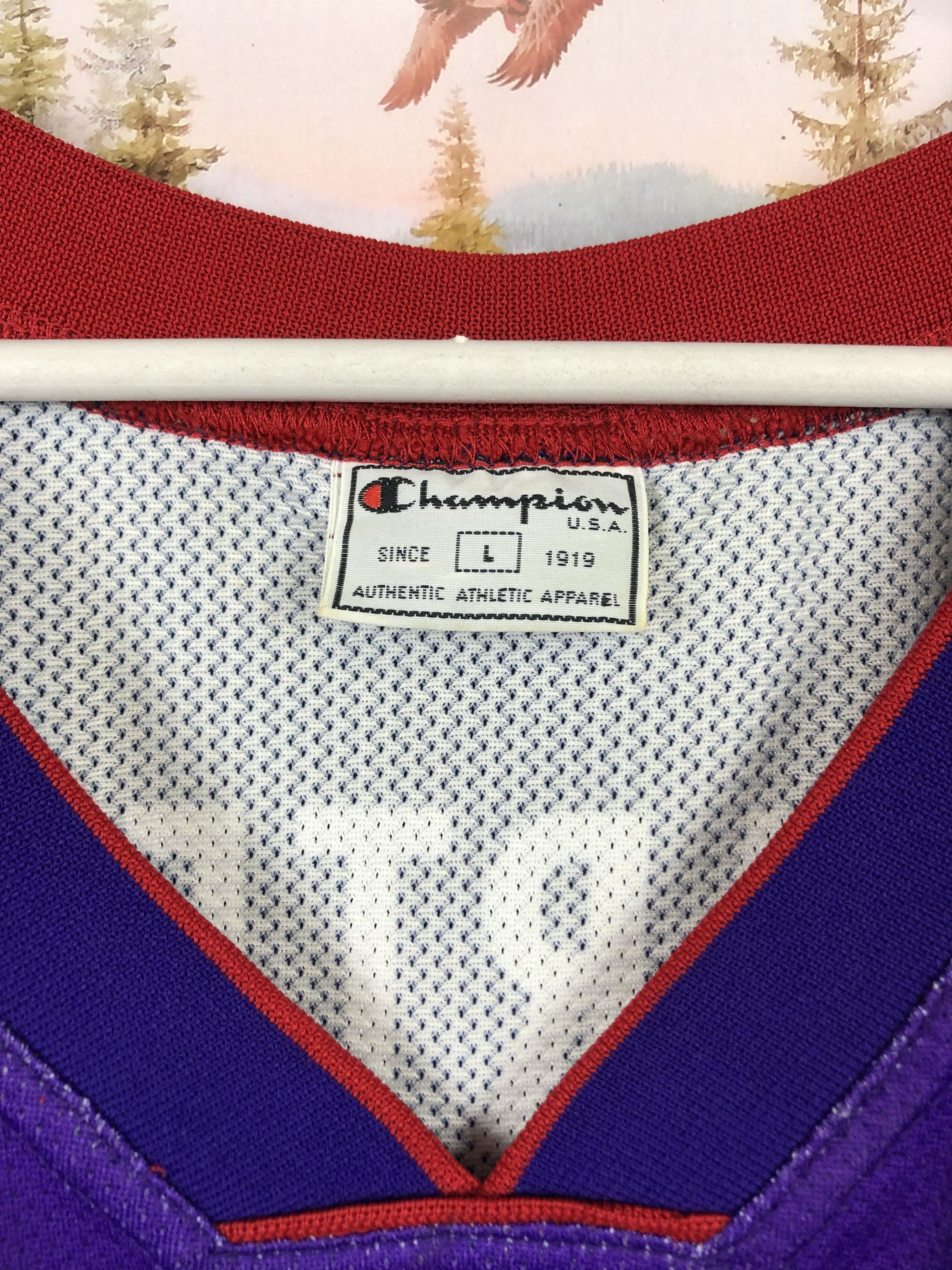 Champion Vintage Toronto Raptors Carter Champion Jersey NBA Rare Size US L / EU 52-54 / 3 - 9 Thumbnail